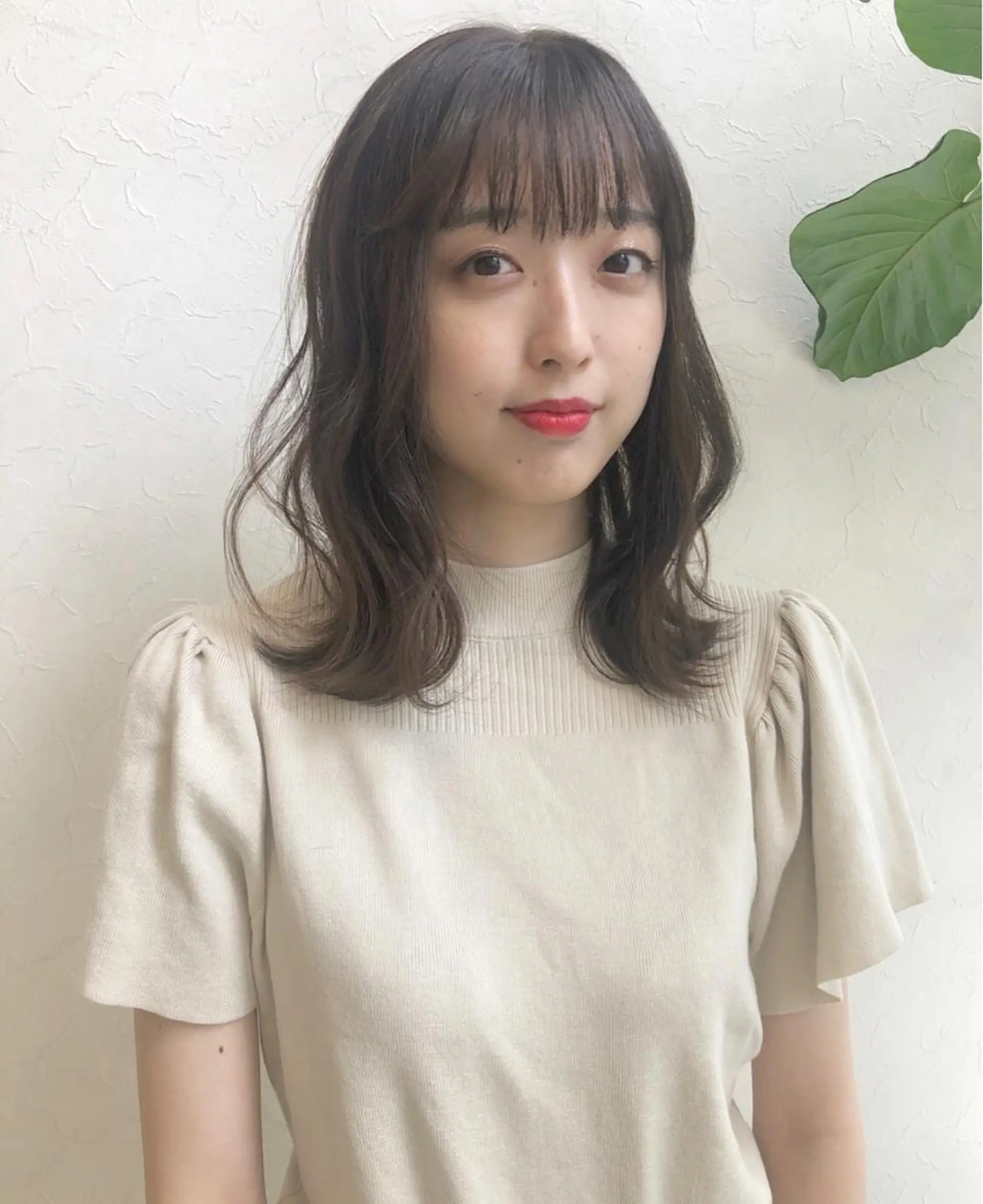 セミロング カラー nakahara madokaのヘアスタイル