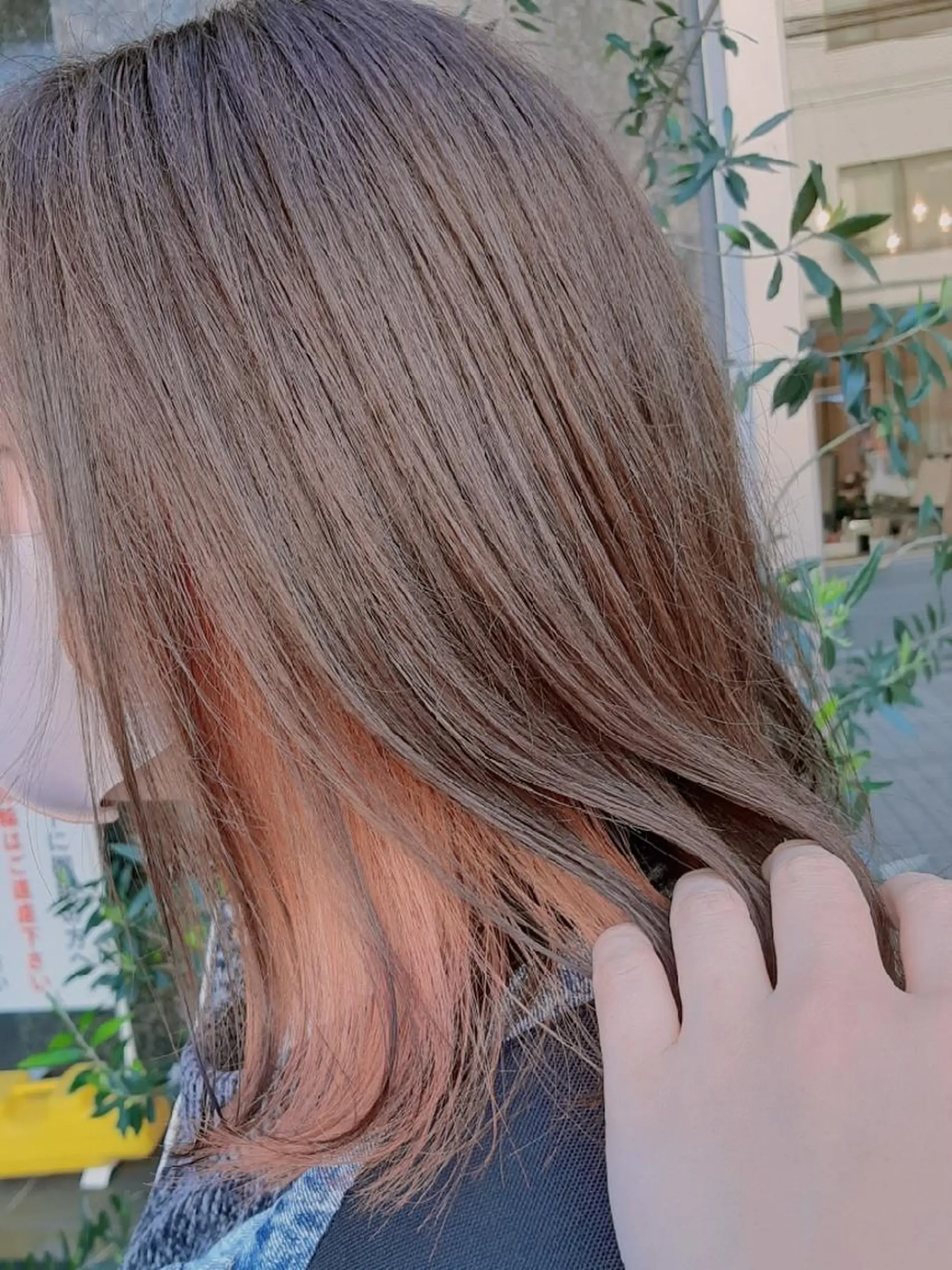 ミディアム アッシュ はらだ ともこ☺︎のヘアスタイル