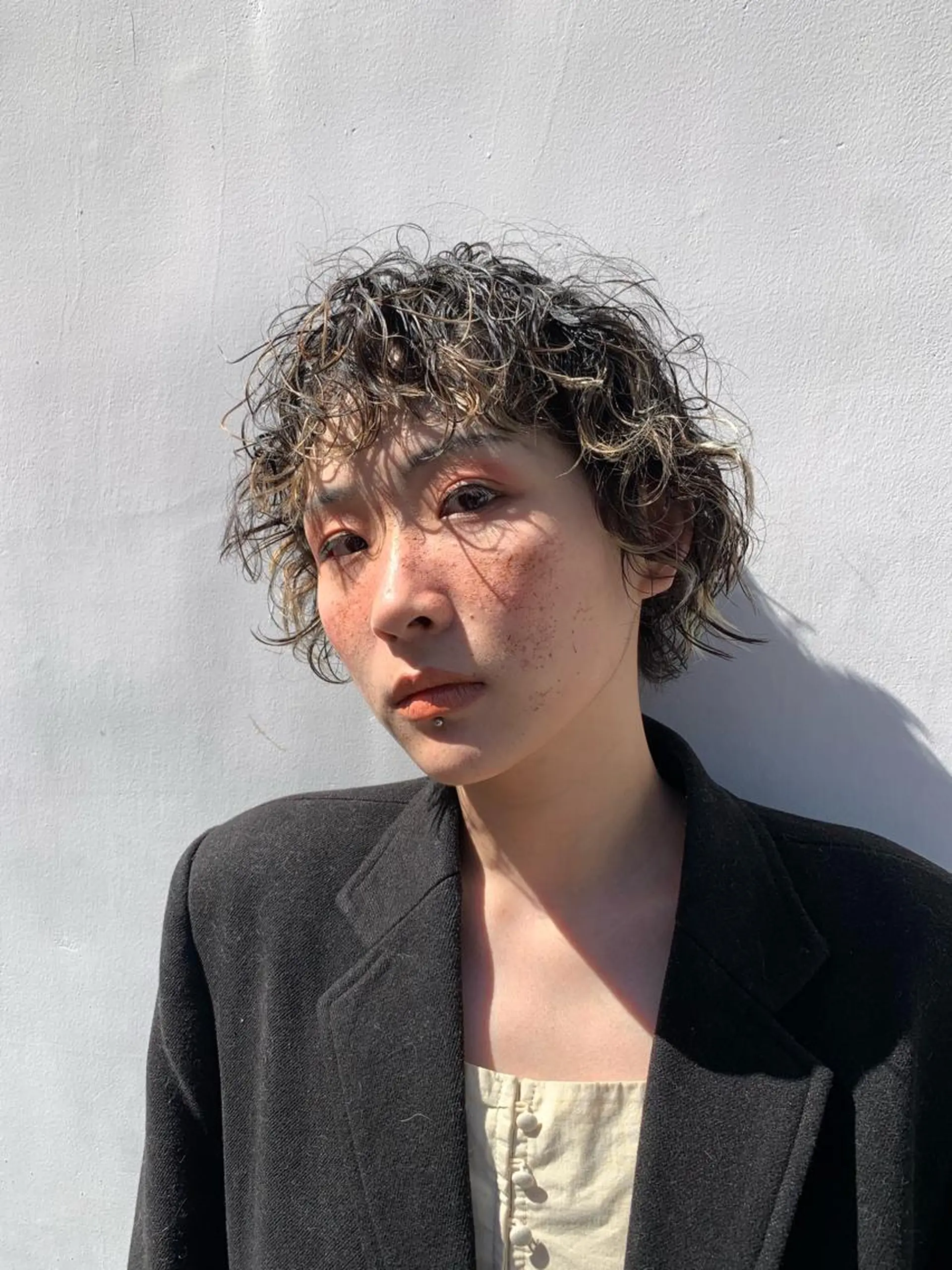 ショート カット パーマ ハイトーンNo.1✨ パーマ✨イマイタツヤのヘアスタイル