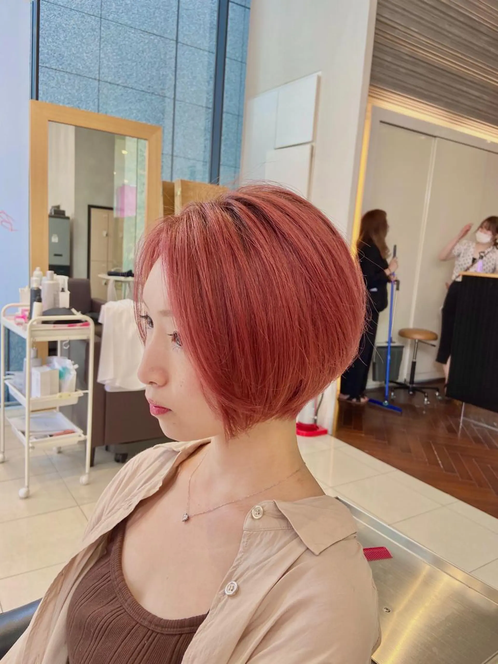 ショート ショート白髪染め無料 ／河瀬謙介のヘアスタイル