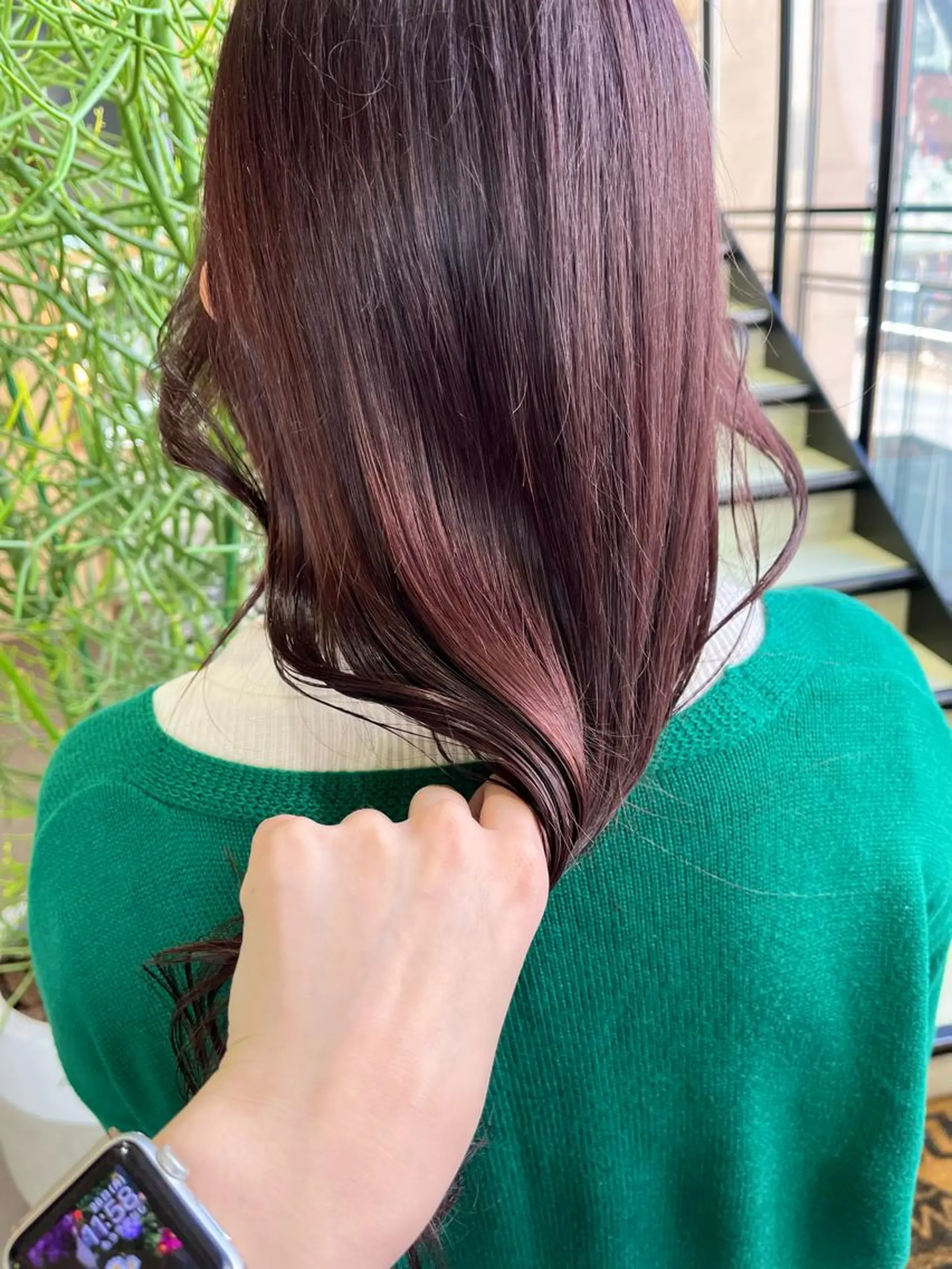 ミディアム カラー ヘアカラー トリートメント 海外girl🤎 透明感ベージュmaoのヘアスタイル