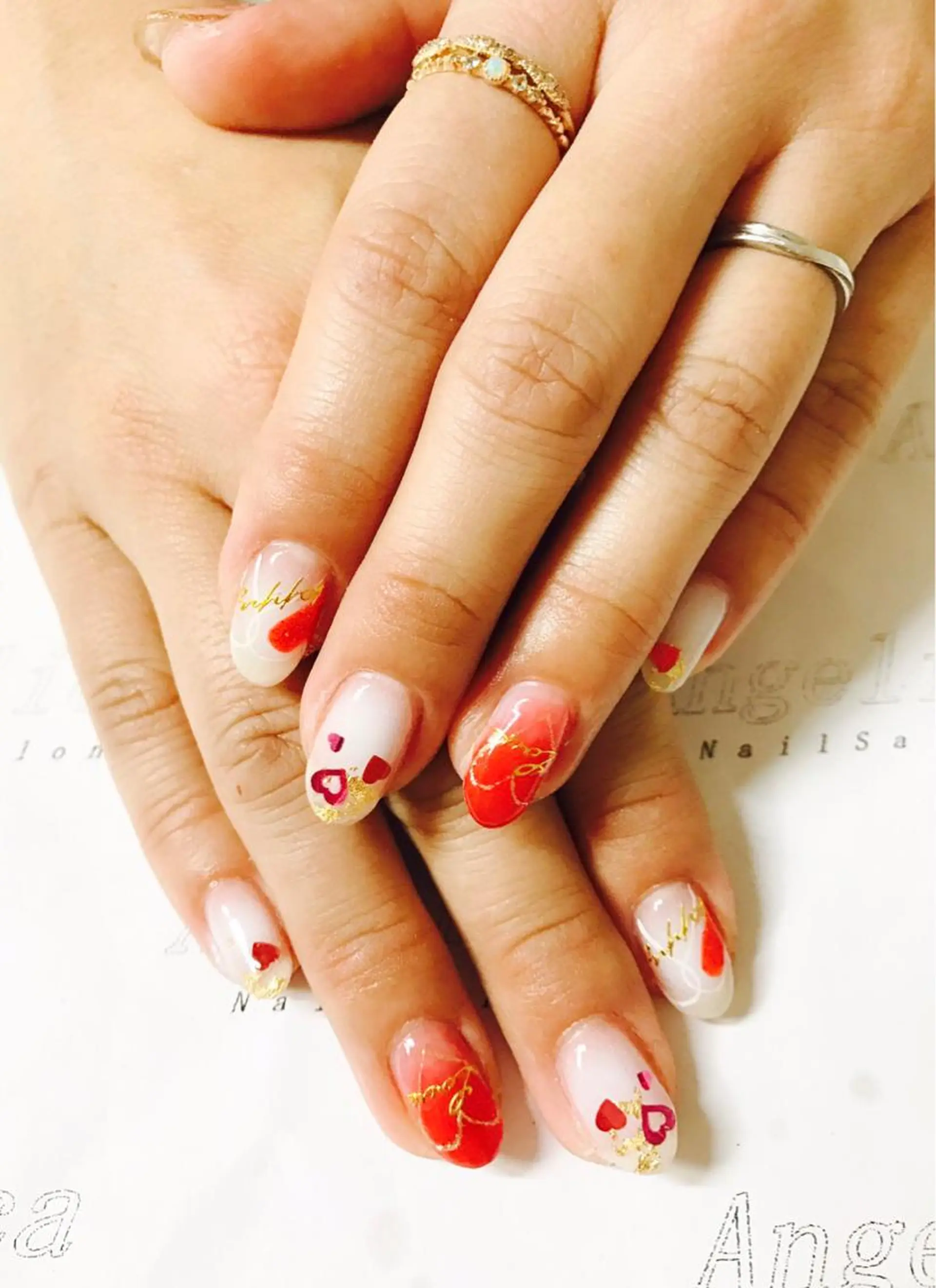 ネイル ハンドネイル Angelica ネイリストのネイルデザイン