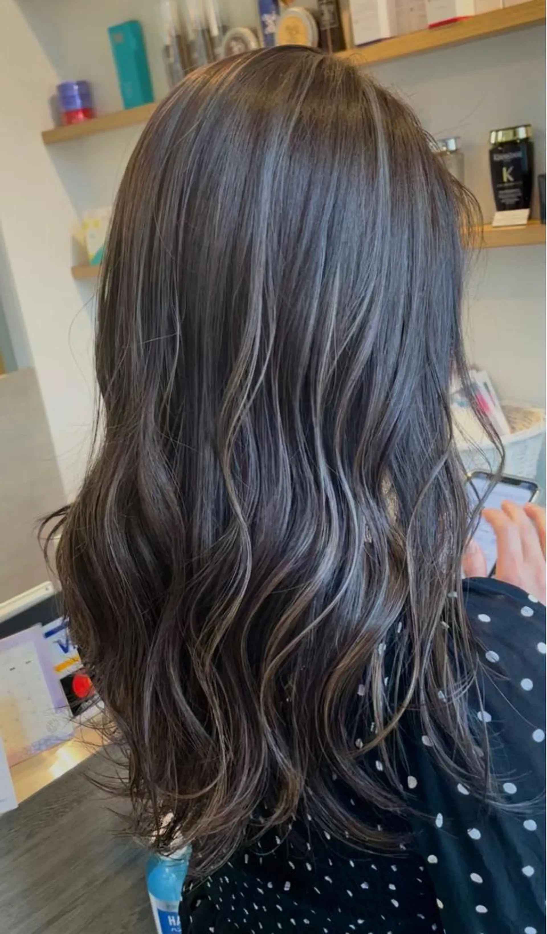 ロング カラー 韓国カット/透明感 Re.Labo岡本のヘアスタイル