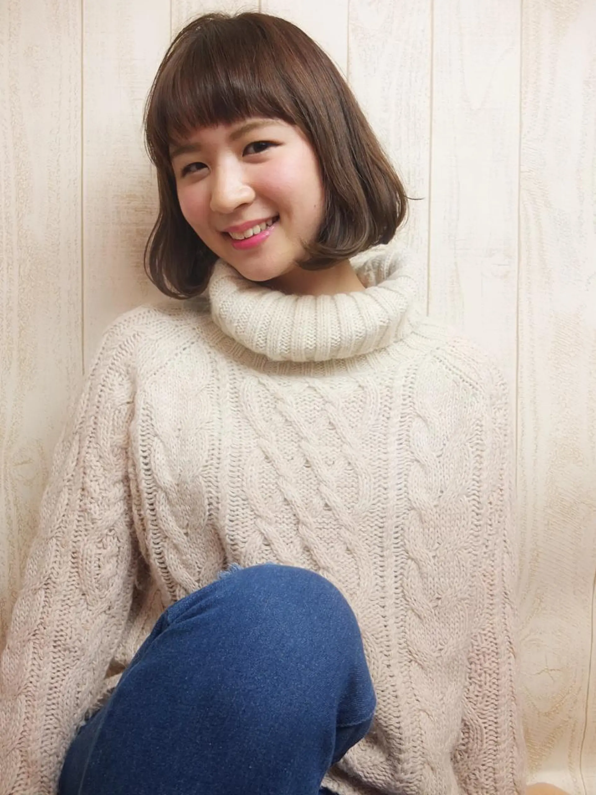 ショート ボブ 齋藤 咲のヘアスタイル