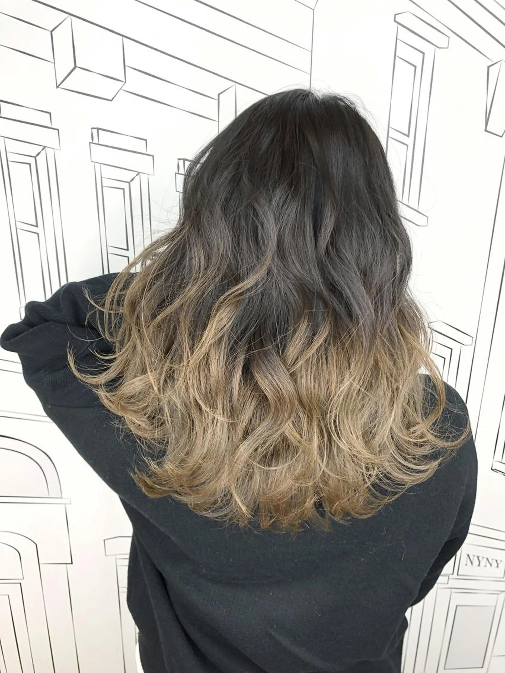 ミディアム カラー グラデーションカラー 外国人風カラー レイヤー⭐️カラー ⭐️平川雅史のヘアスタイル