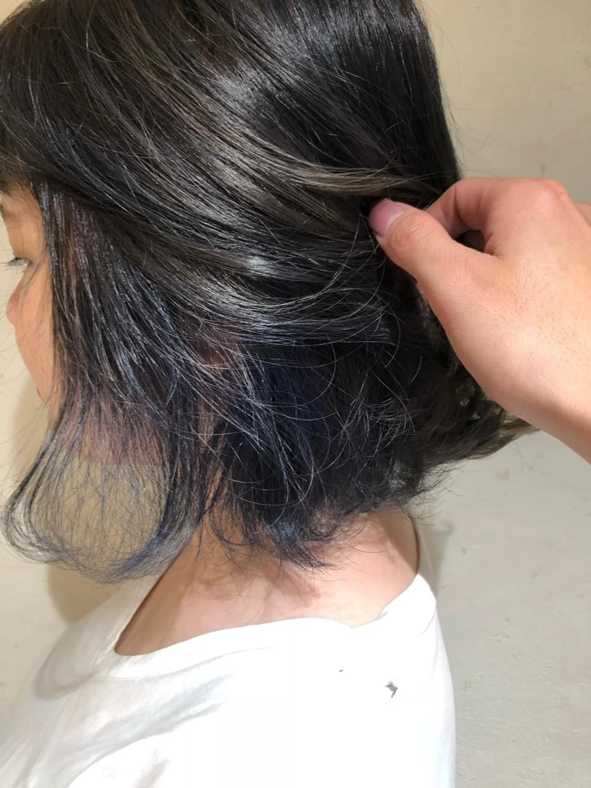 ミディアム カラー 小島嵩人 縮毛矯正 髪質改善のヘアスタイル