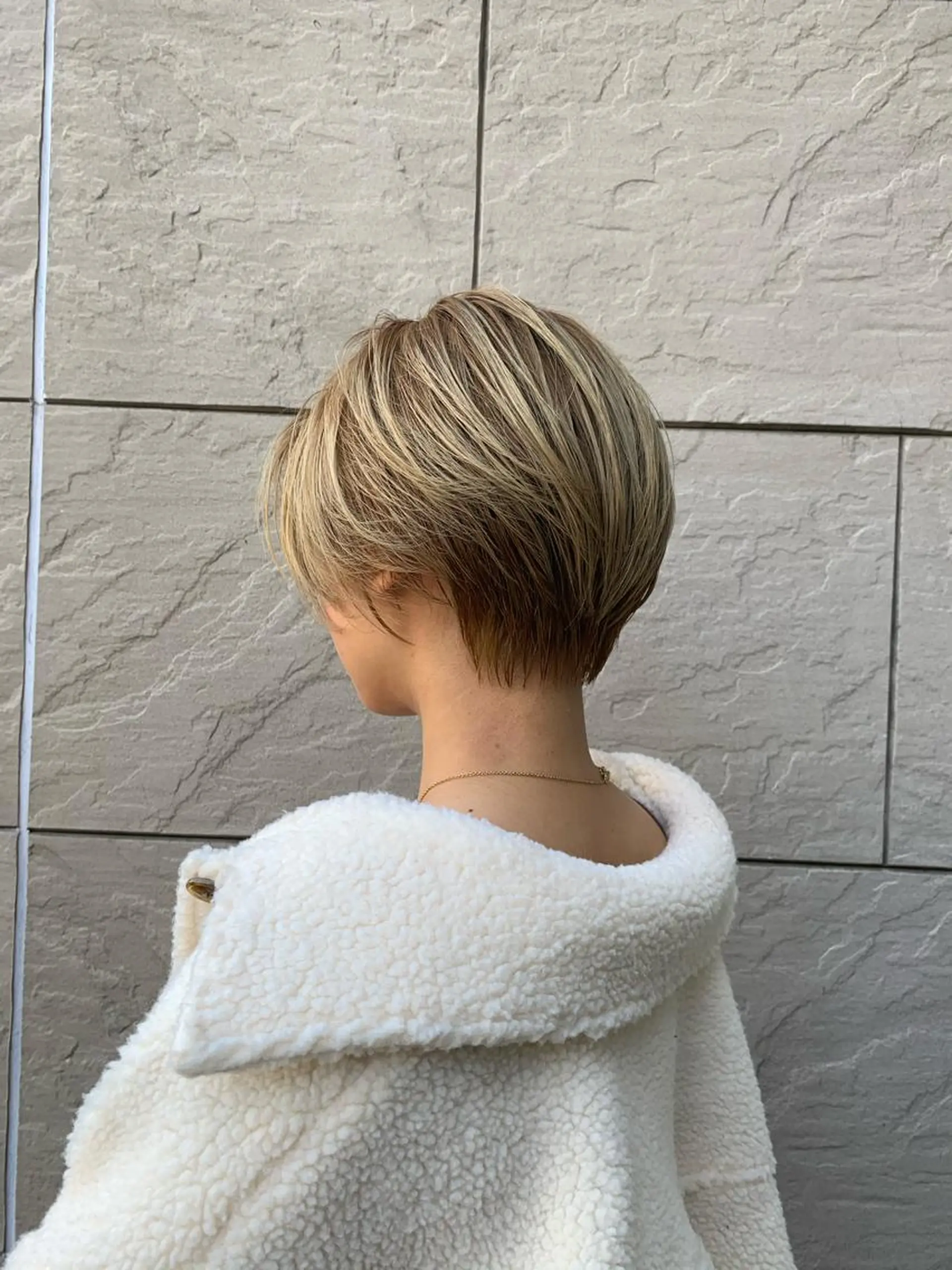 ショート カラー 似合わせウルフ/ レイヤー/山本祐輔のヘアスタイル