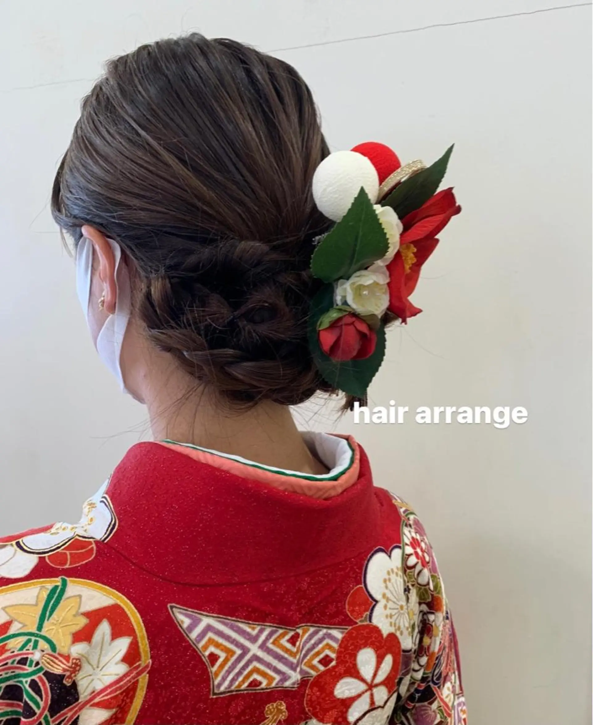 ロング ヘアアレンジ 卒業式のヘアスタイル 顔周りレイヤー 🎀マリノのヘアスタイル