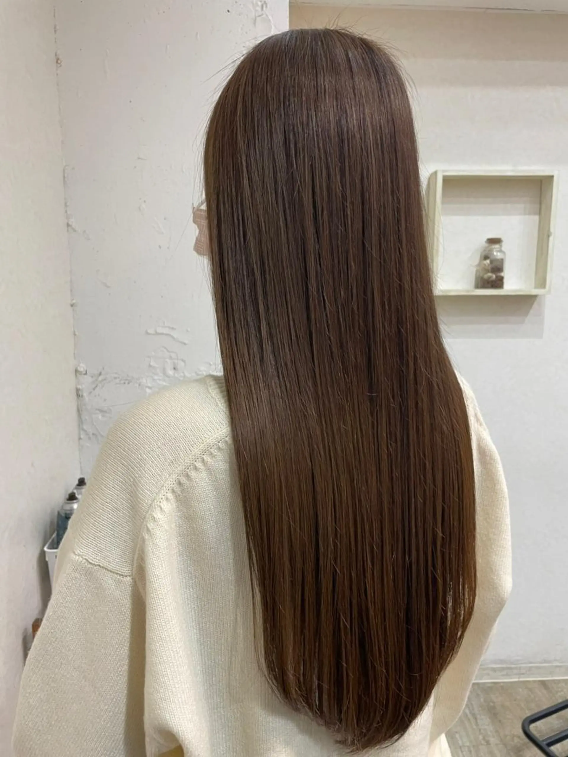 カラー セミロング ヘアアレンジ パーマ セミロングパーマ アディクシーカラー アッシュ バレイヤージュ ミストバング カット ヘアカラー トリートメント 初めでも安心🌟 newi町田✂のヘアスタイル