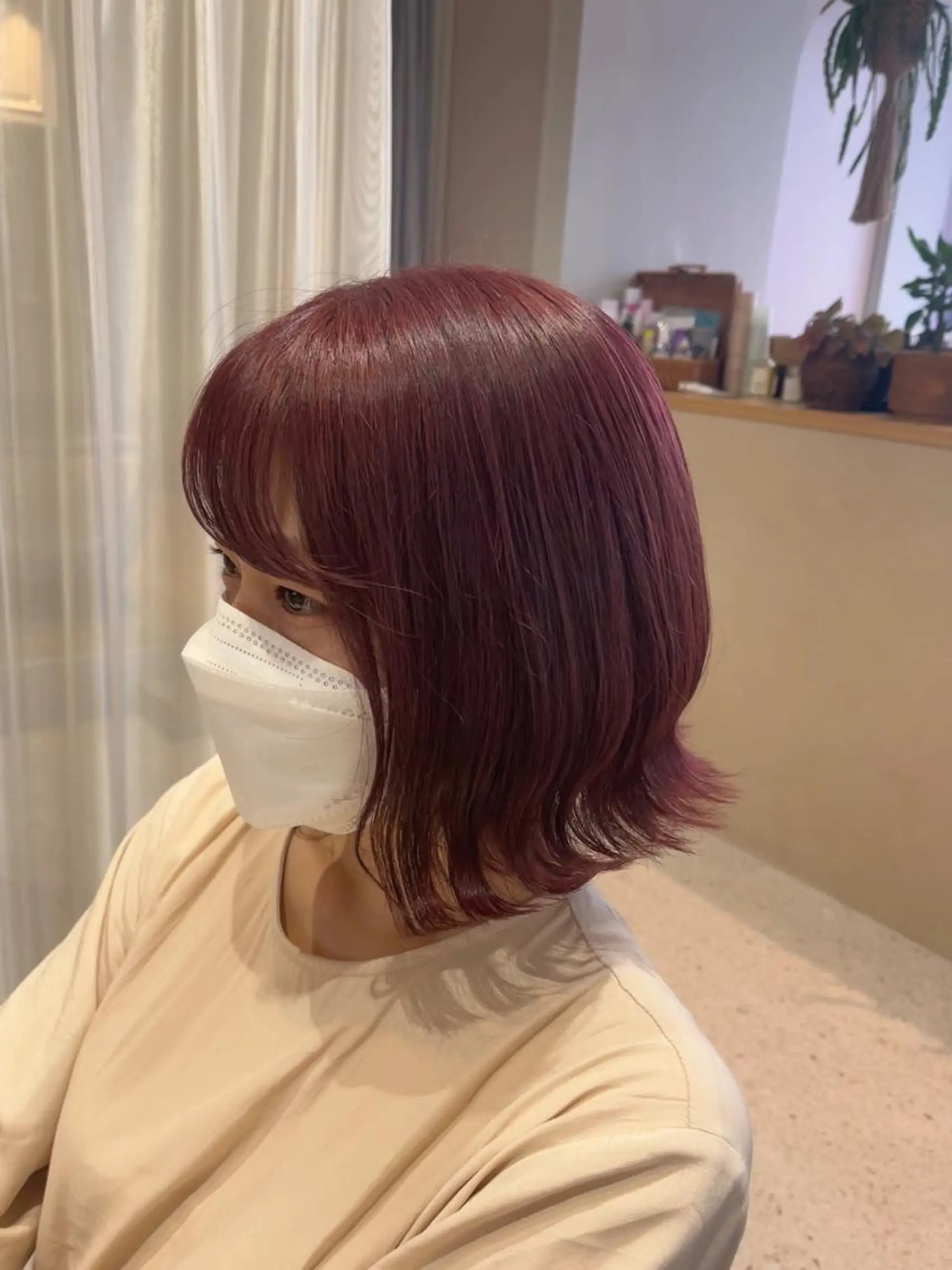 ミディアム カラー SALOWIN京都河原町suite店所属・うる艶カラー/ 髪質改善/arisaのヘアスタイル