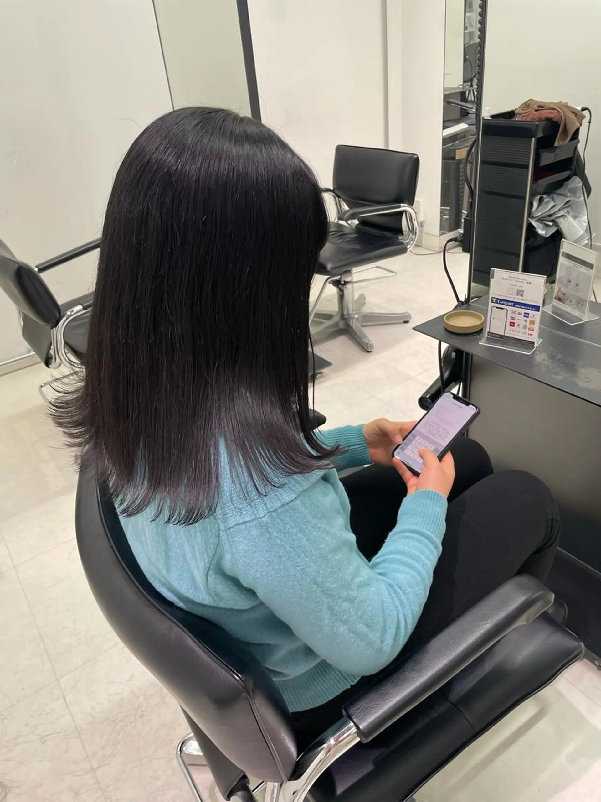 セミロング カラー キッズ カット トリートメント オトナヘア🌸 harukaのヘアスタイル