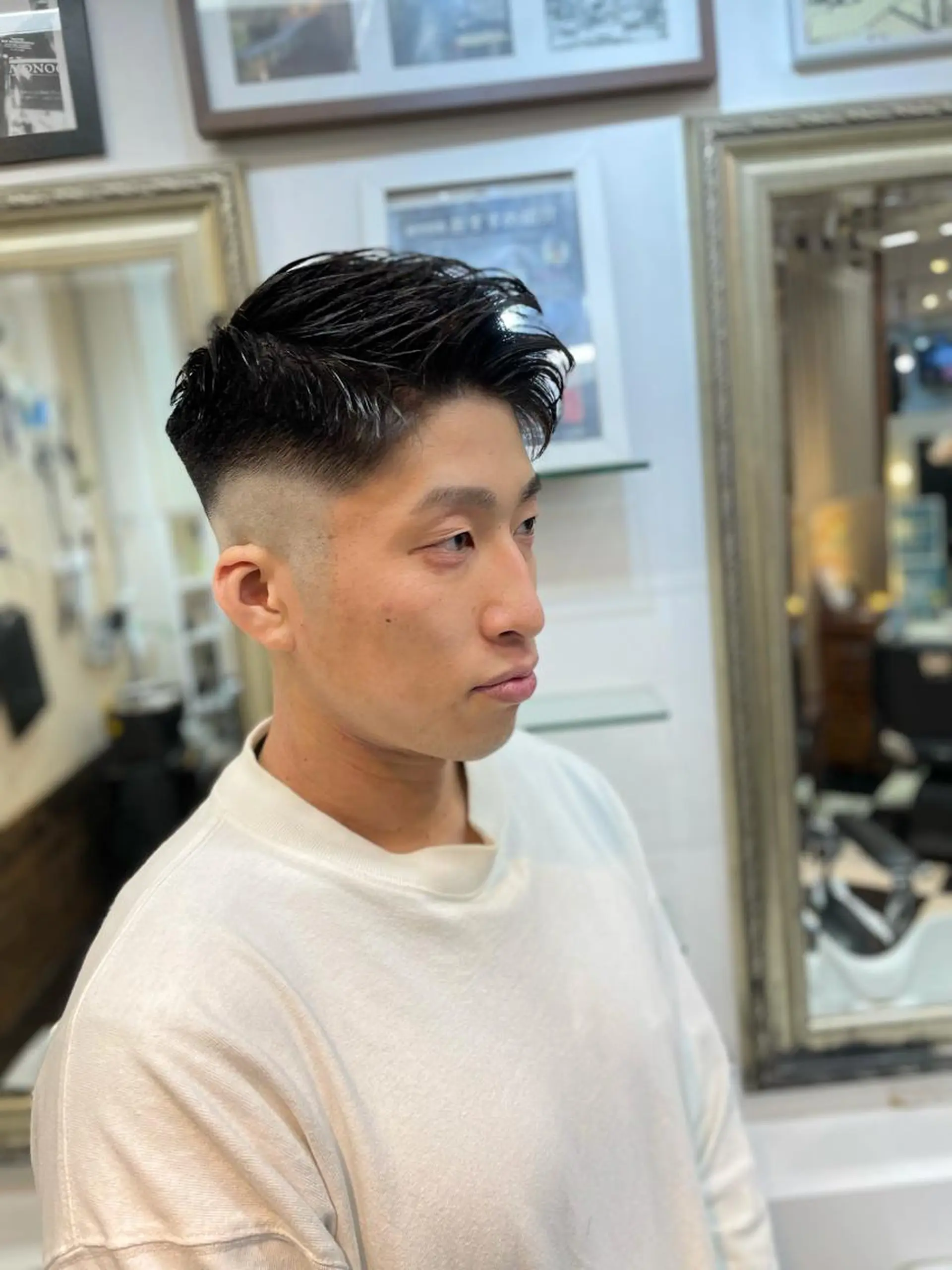 ショート ヘアアレンジ メンズ 髪や目黒店所属・Kamiya's TOKYO 安孫子のヘアスタイル