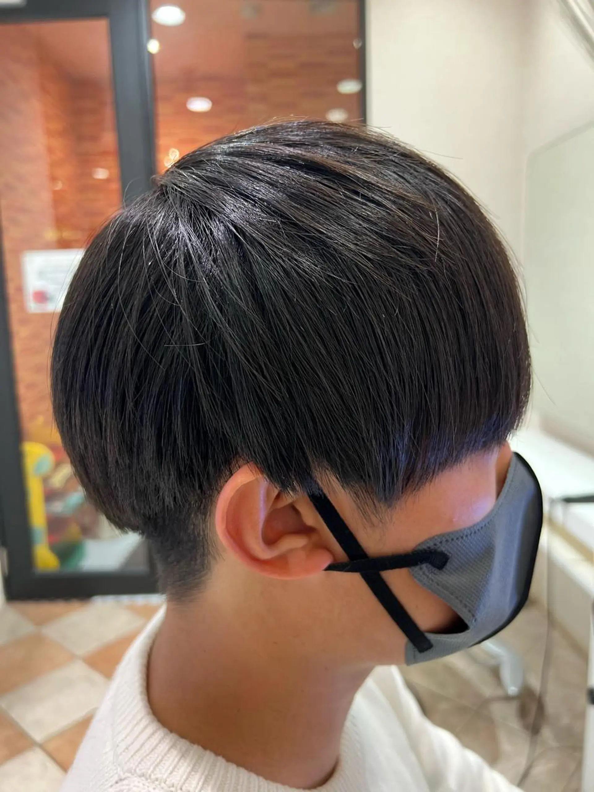 ショート メンズ マッシュ 刈り上げ 縮毛矯正 古山 侑東 /メンズパーマのヘアスタイル