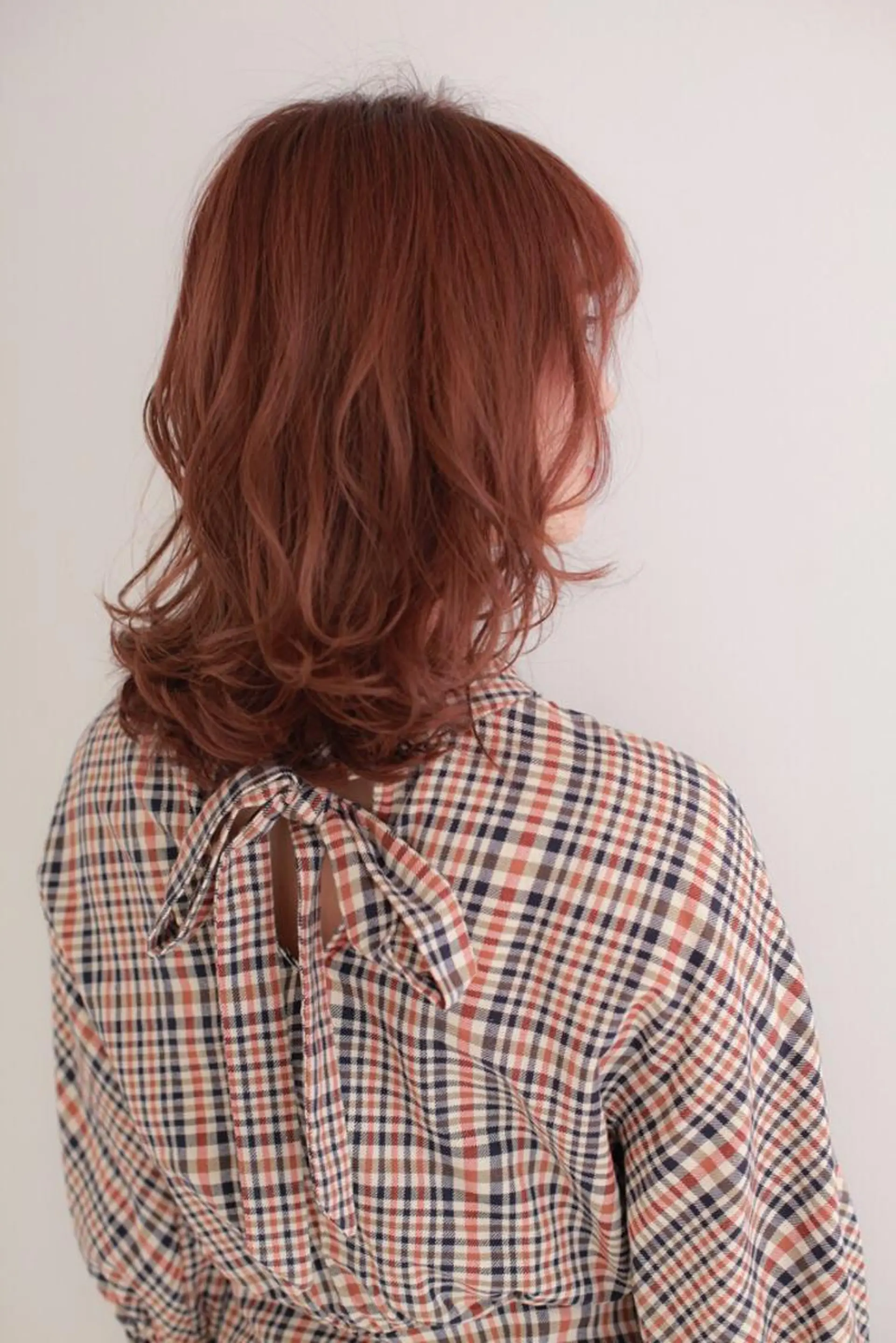 ミディアム カラー パーマ ボブ/透明感カラー 🤍永田真穂のヘアスタイル