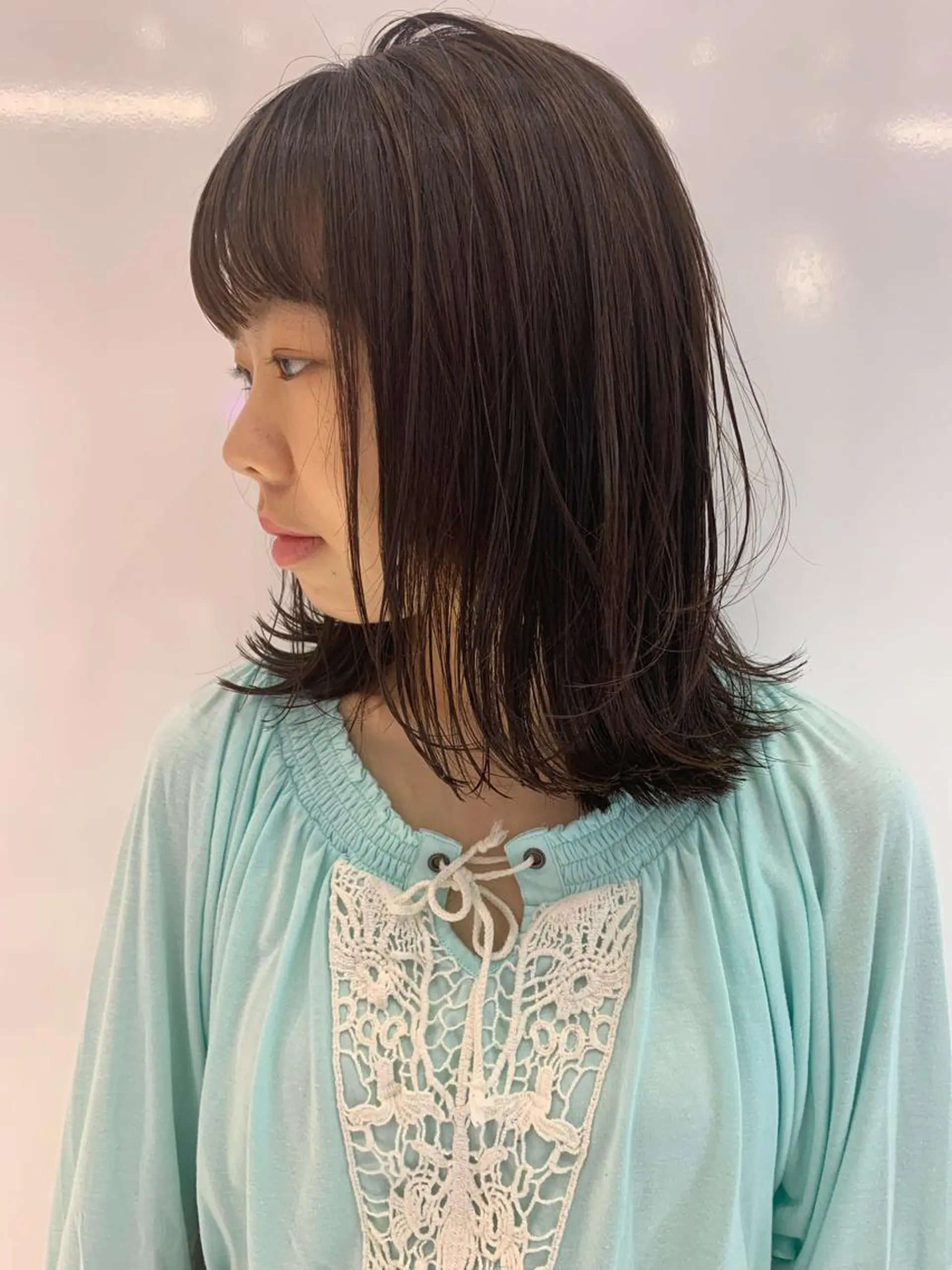 ミディアム ハッシュカット/ハイ トーン/MANAMIのヘアスタイル