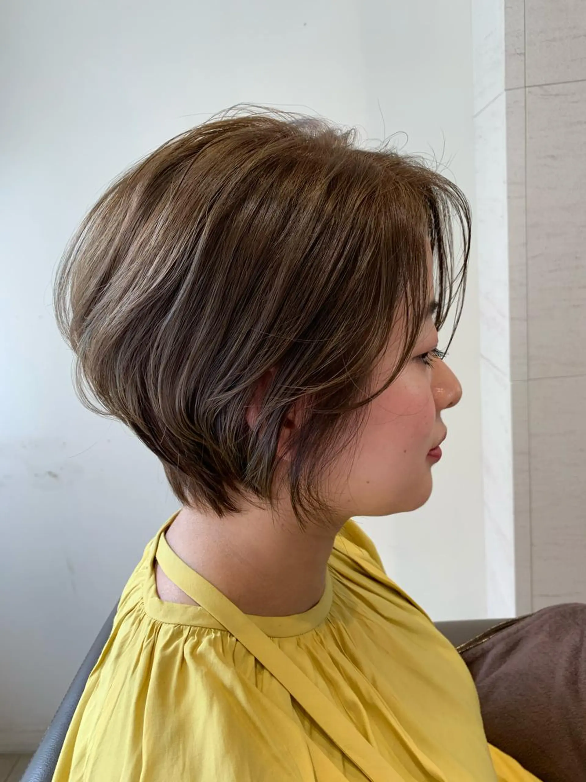 ショート ハンサムショート ショートヘア ヘアカラー トリートメント 縮毛矯正✖️似合わせ 🌻ヒトミのヘアスタイル