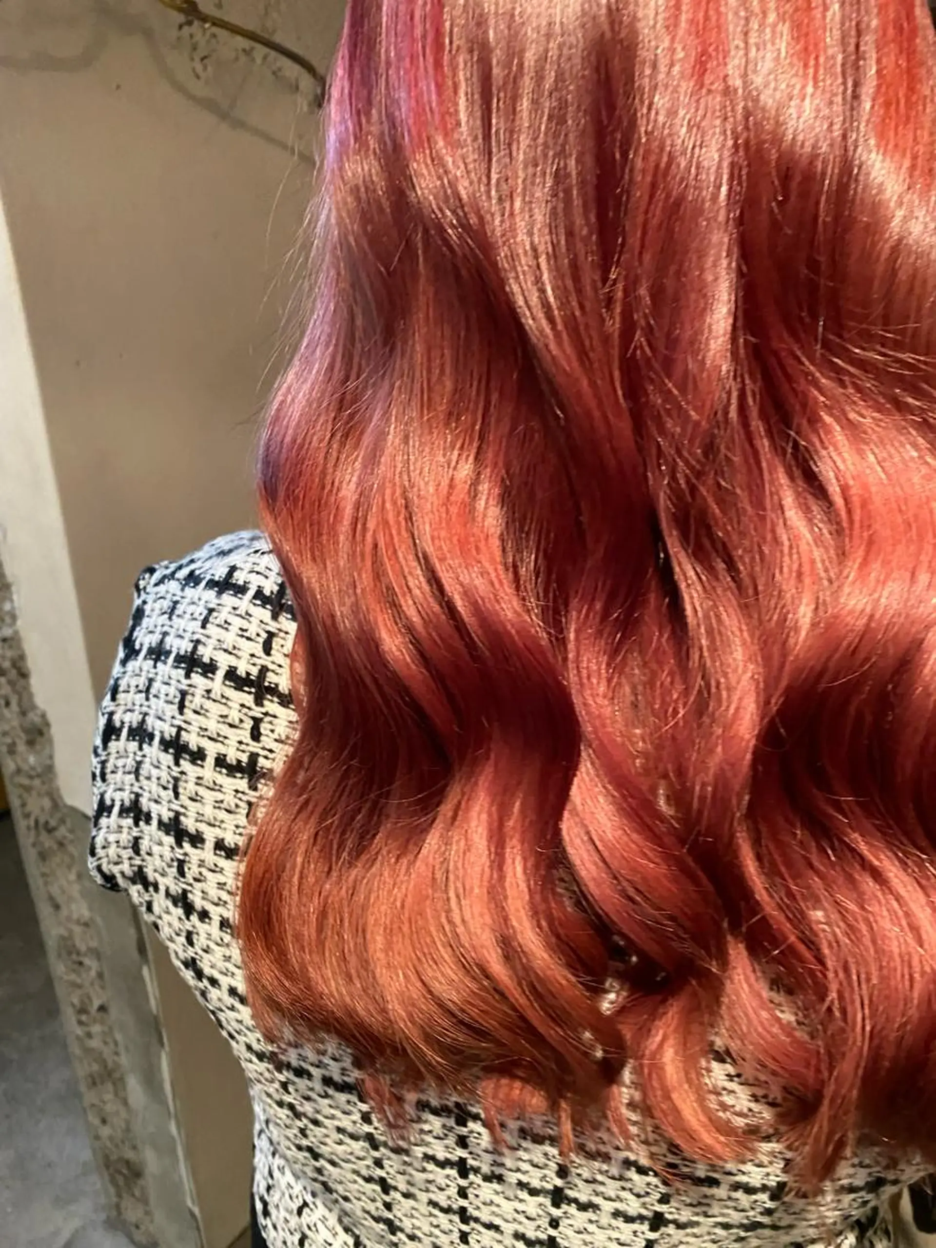 セミロング カラー お任せヘア☘️☘️ 及川渚のヘアスタイル