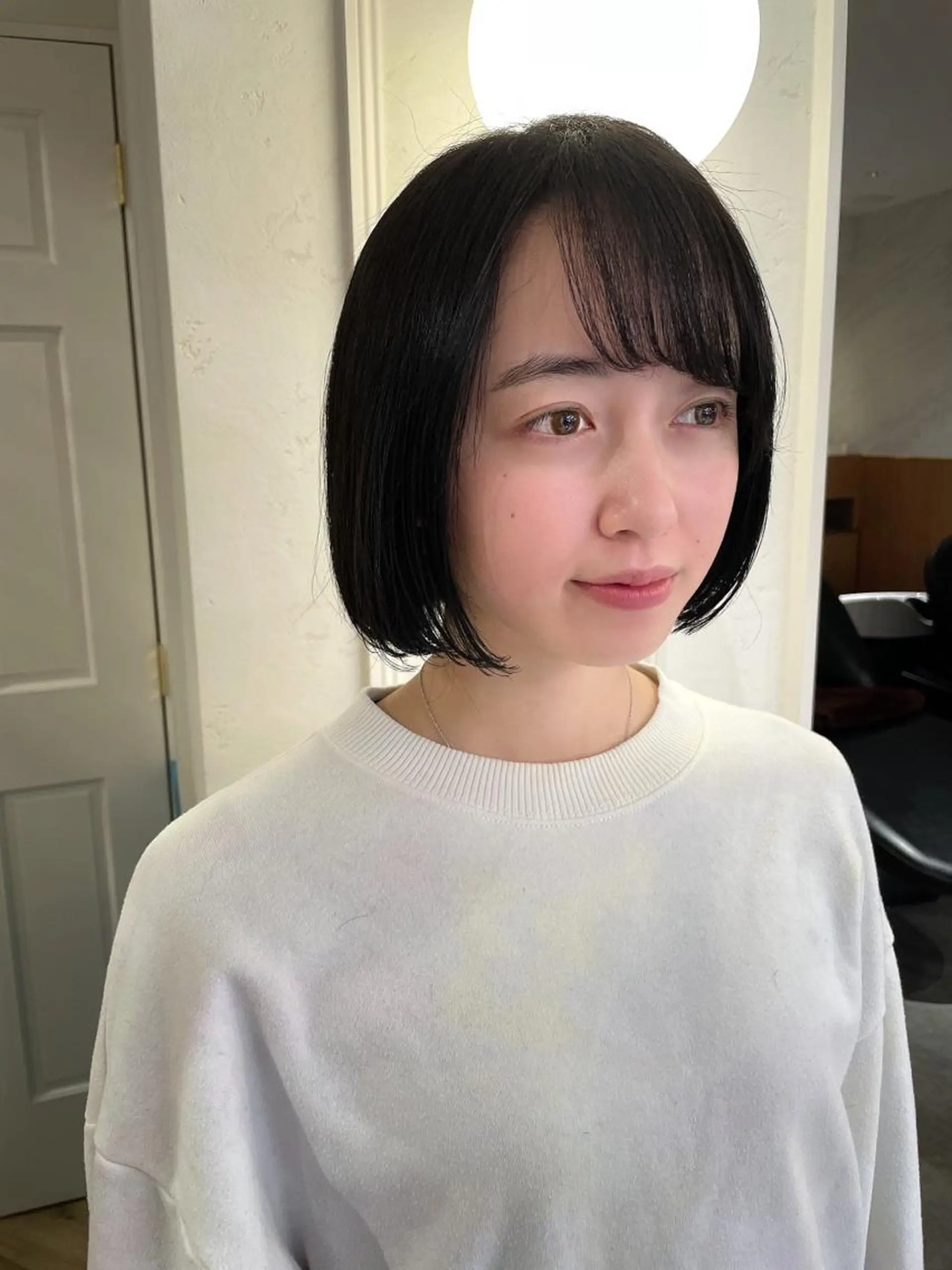 ショート カラー カット ヘアカラー トリートメント 縮毛/ショート/ ボブ/レイヤー/小原のヘアスタイル