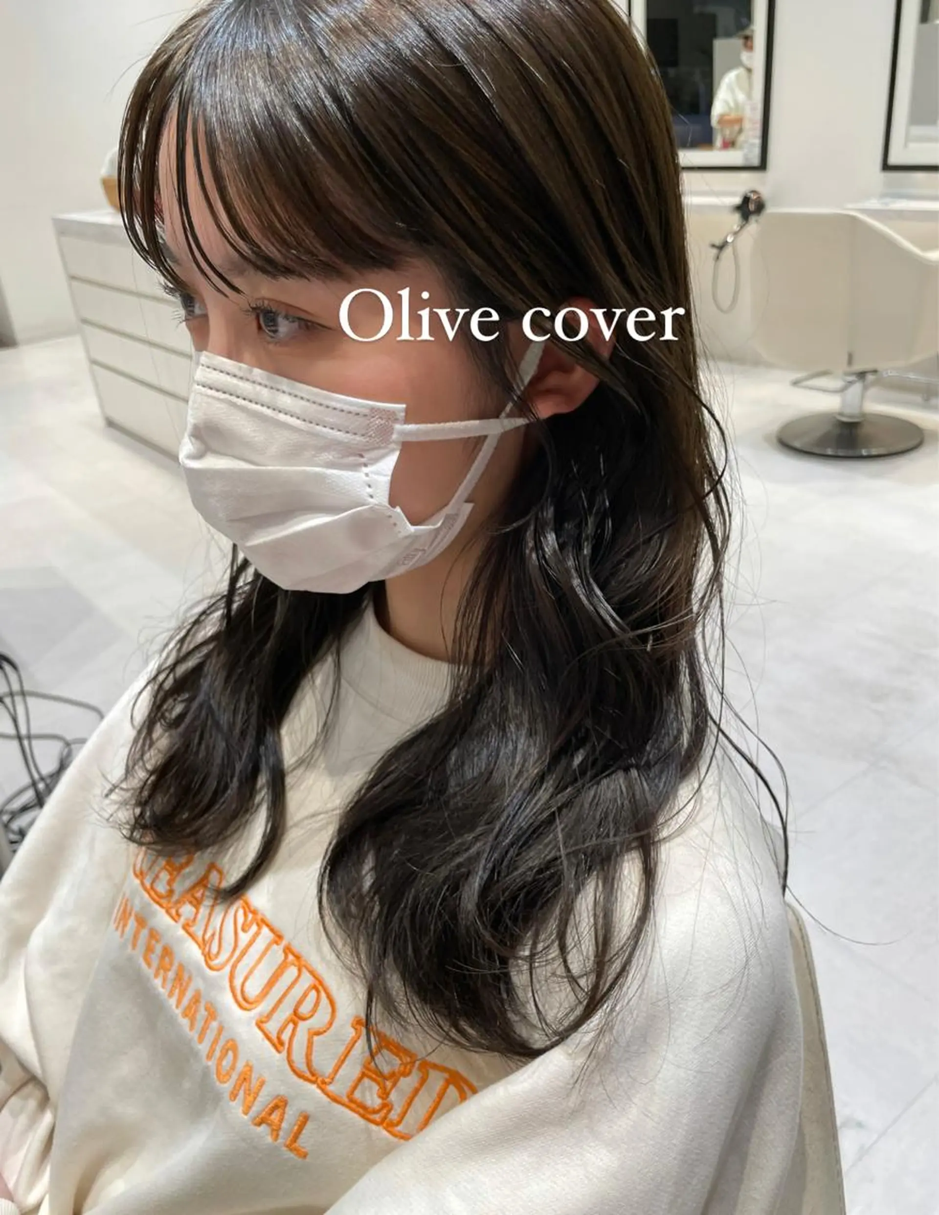 ロング カラー カット 縮毛矯正 トリートメント k-twoたき✨艶感 カラー／美髪矯正のヘアスタイル