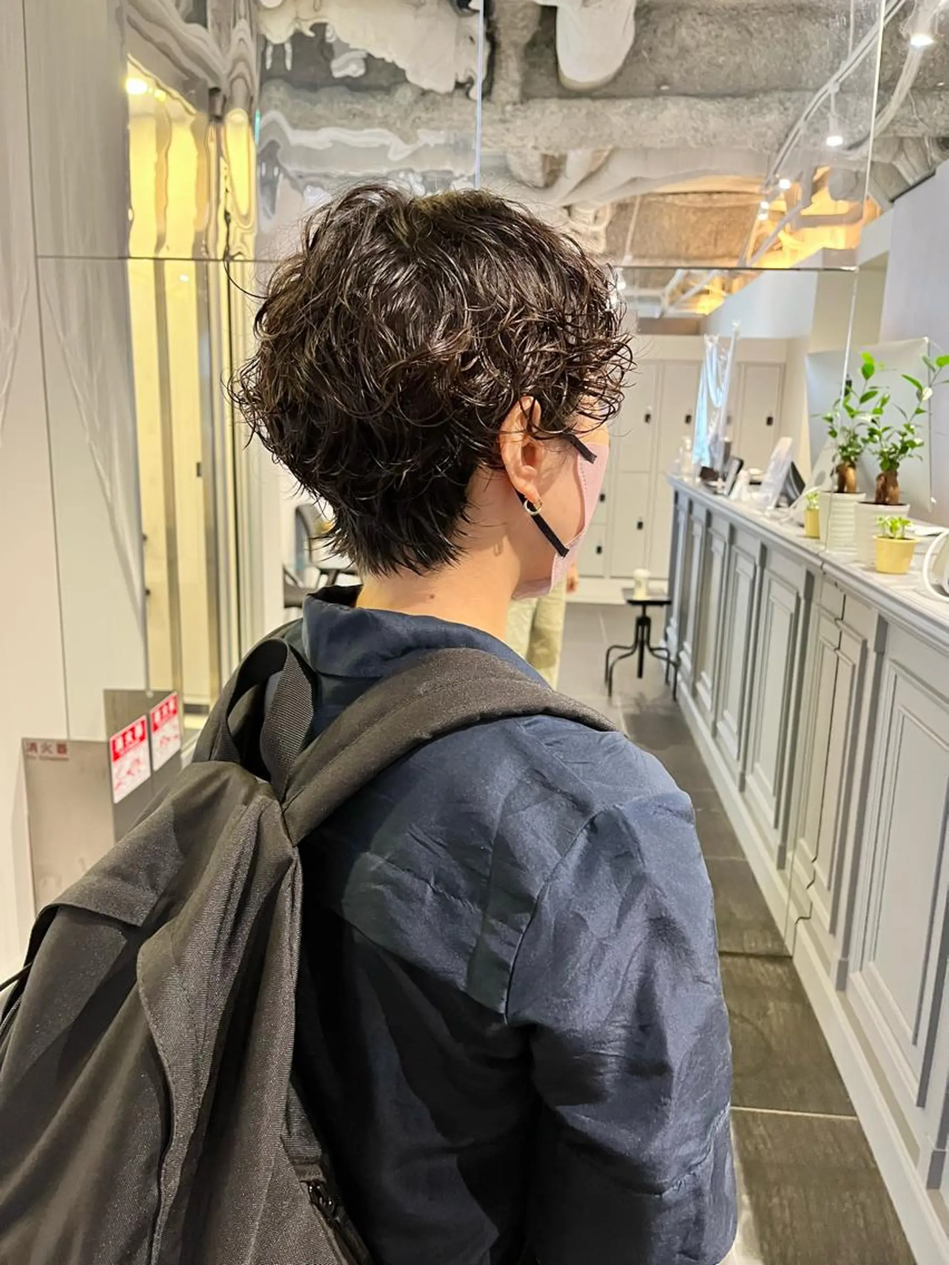 ショート パーマ ショートボブ ハンサムショート ボブ ショートヘア カット パーマ ショート/パーマ/ カラー/FUKOのヘアスタイル