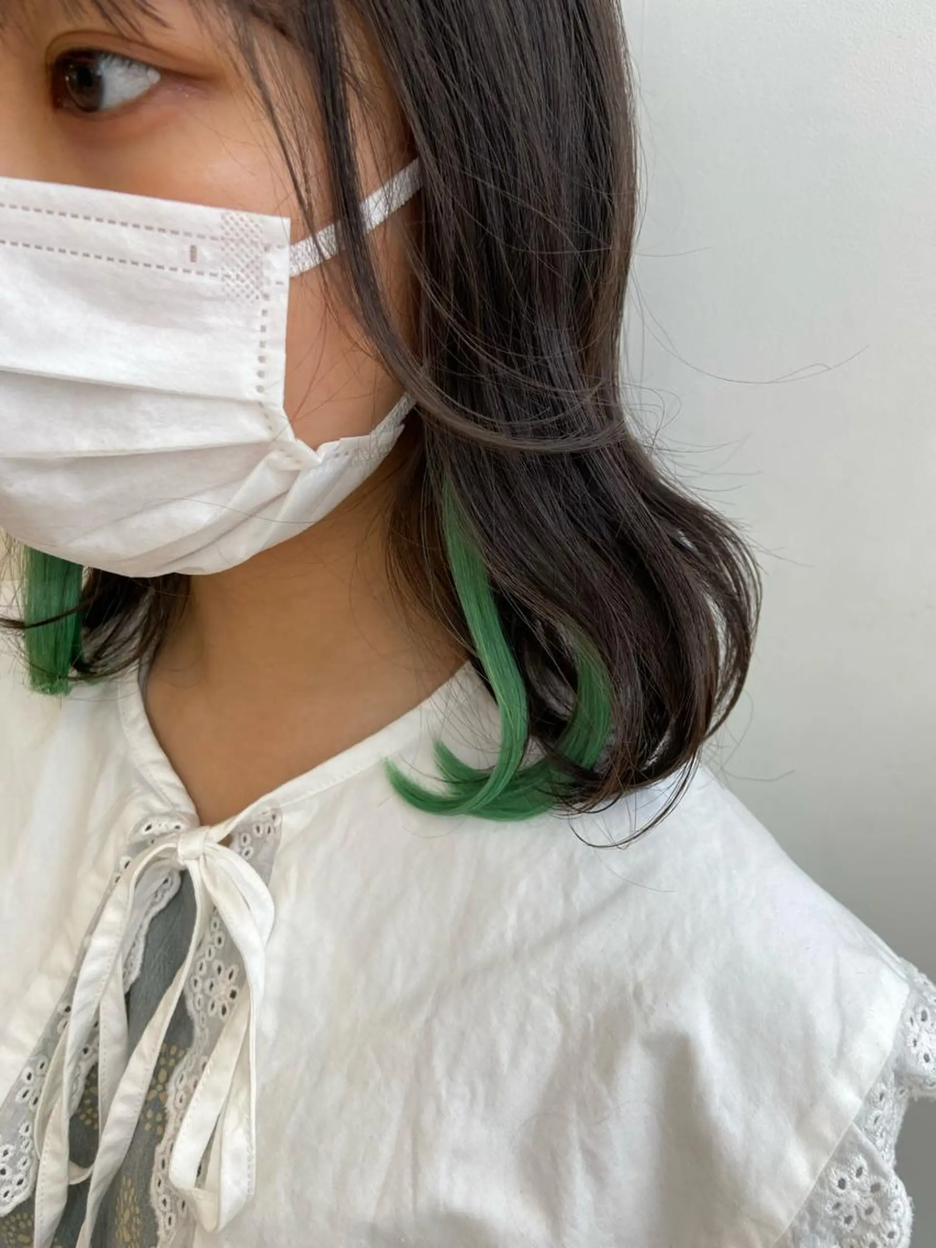 ミディアム 新宿/韓国ヘア 中明度カラー/かやのヘアスタイル