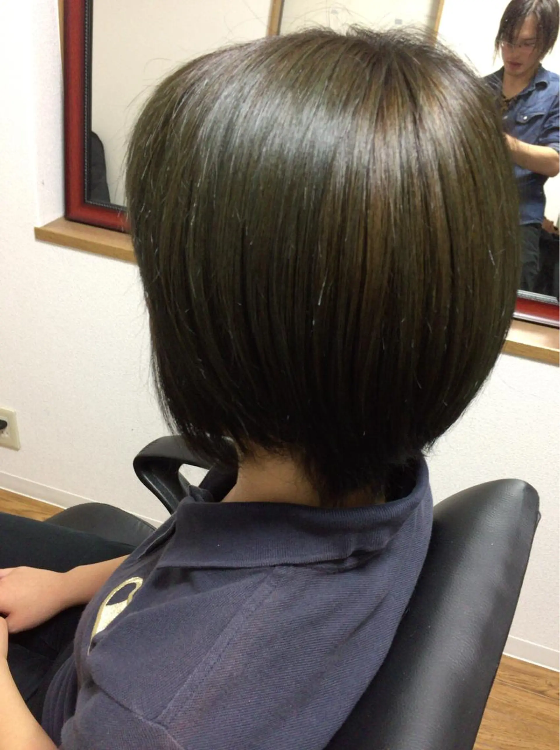 ミディアム カラー ブリーチ ブラウンカラー ミント じょん 。のヘアスタイル