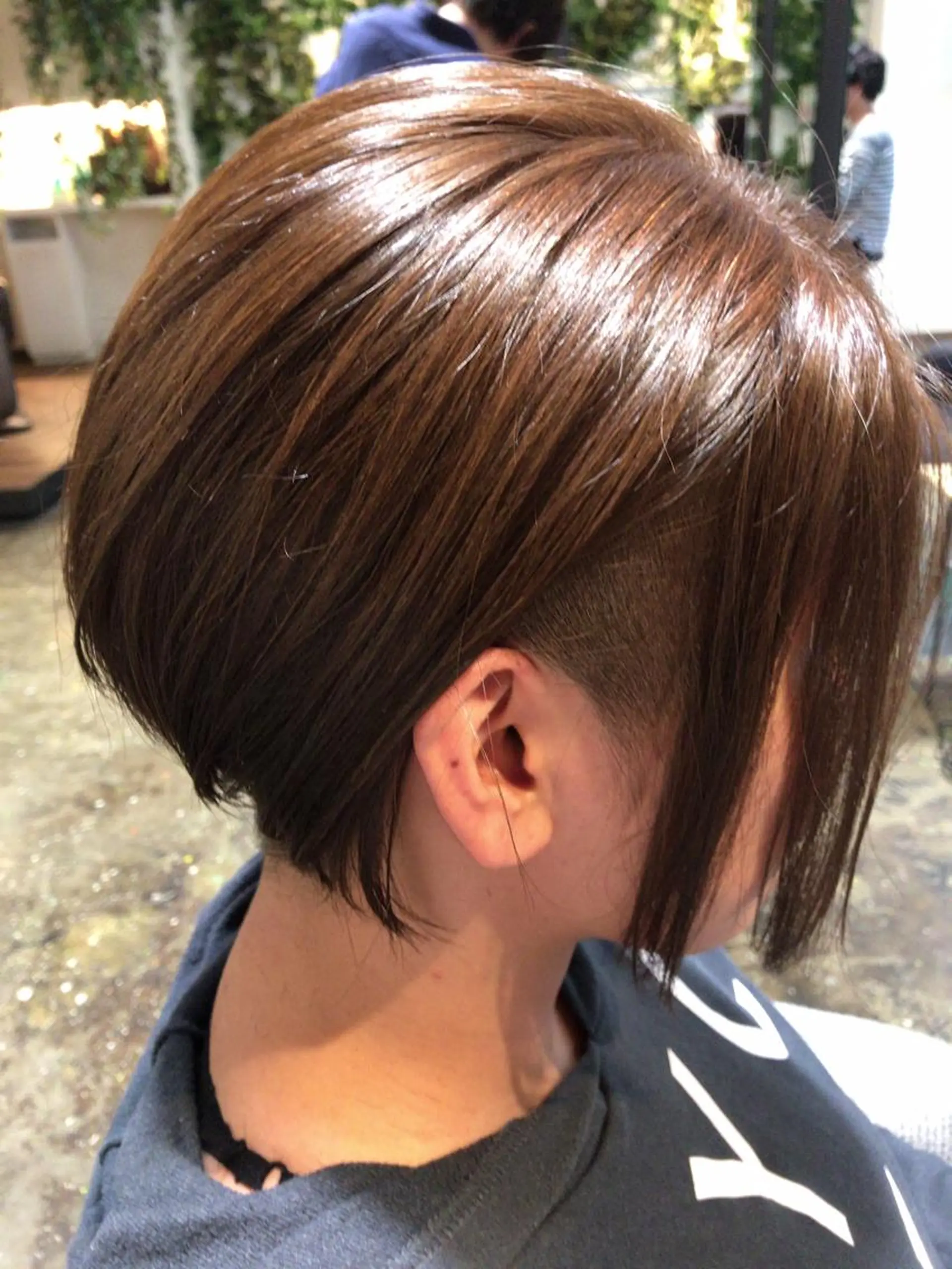 ショート カラー ハイライト✨髪質改善 TAKAさんです😊のヘアスタイル