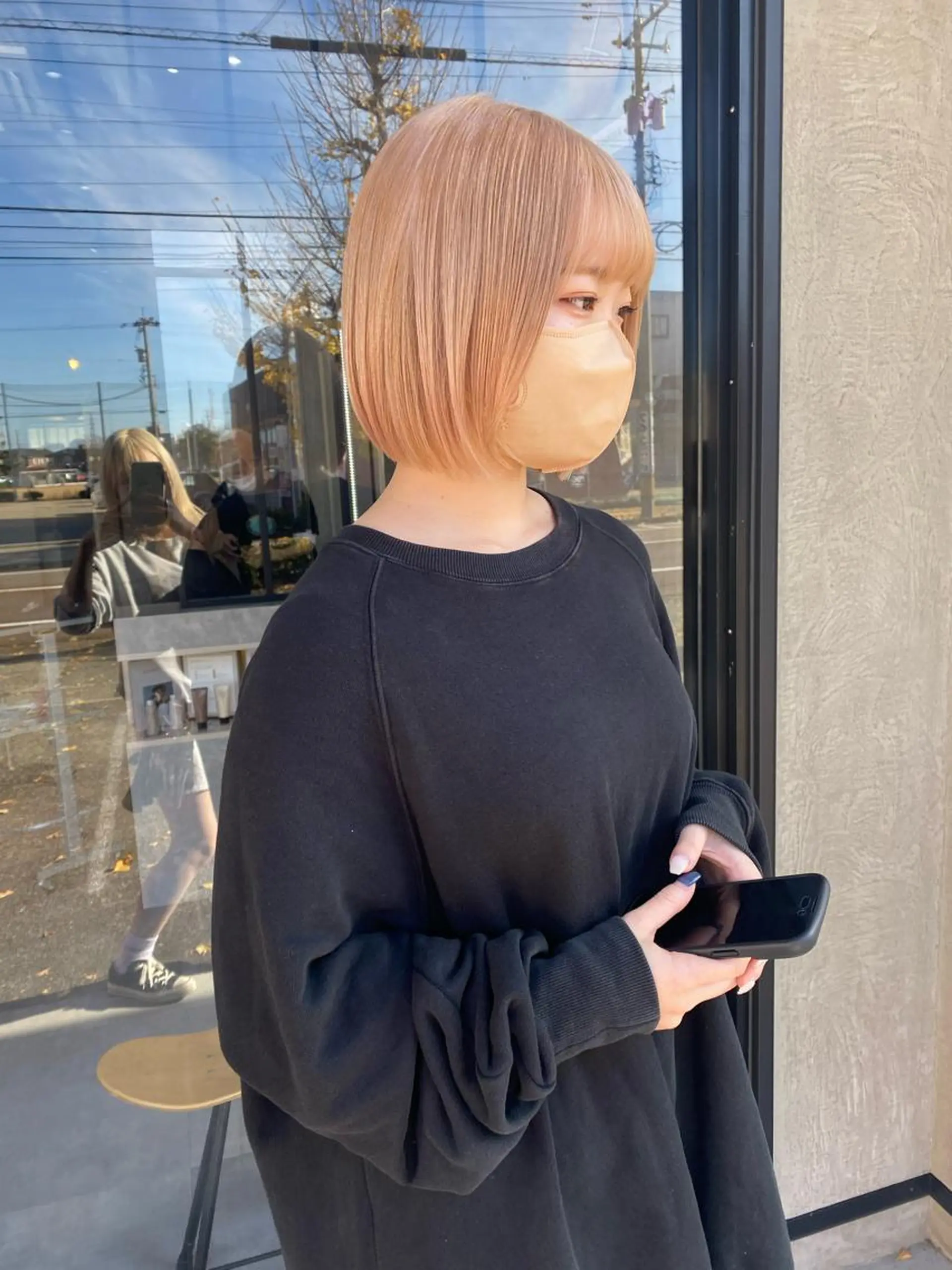 ショート カラー カット ヘアカラー トリートメント mood tatemachiのヘアスタイル