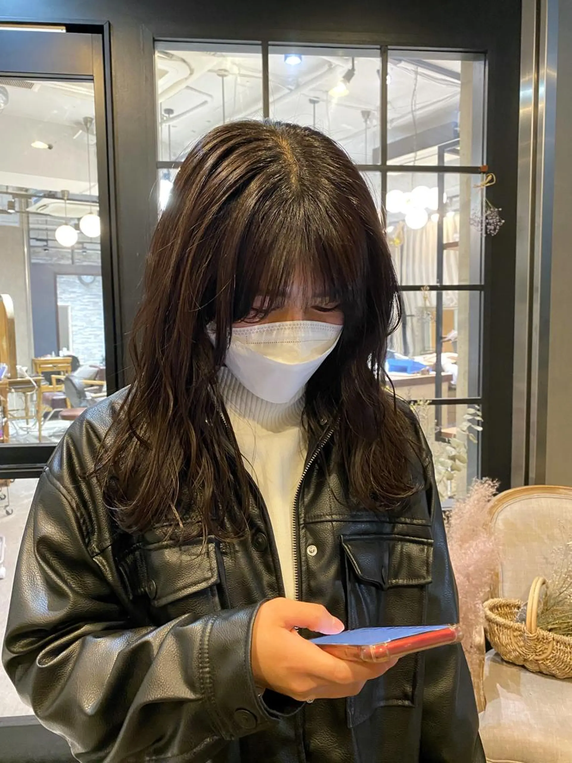 セミロング カラー ヘアカラー 透明感カラー 🩰asumiのヘアスタイル