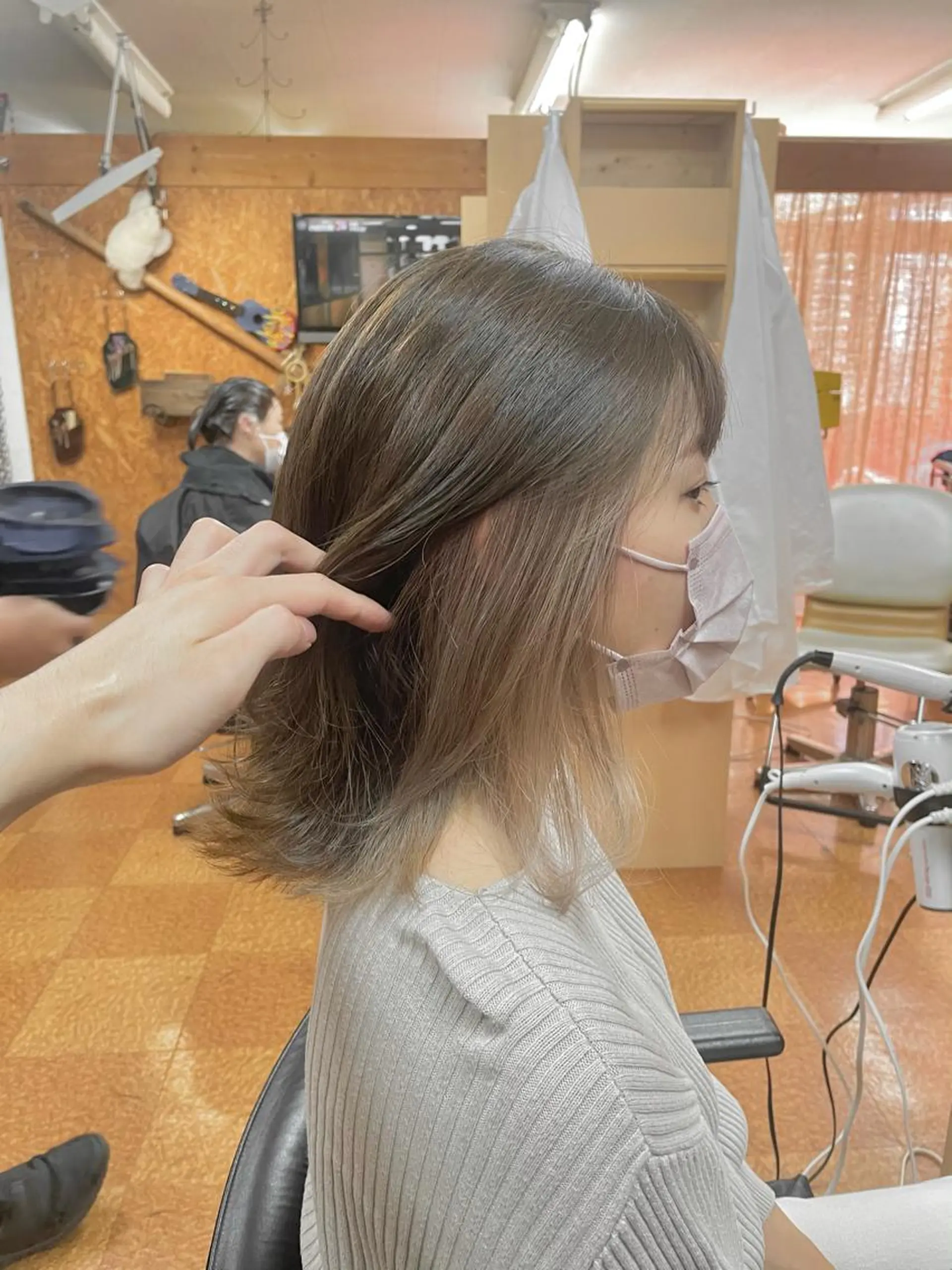 ミディアム ヘアカラー トリートメント リバティークルー初石店所属・似合わせ×扱いやすさ 特化/澁谷礼一のヘアスタイル