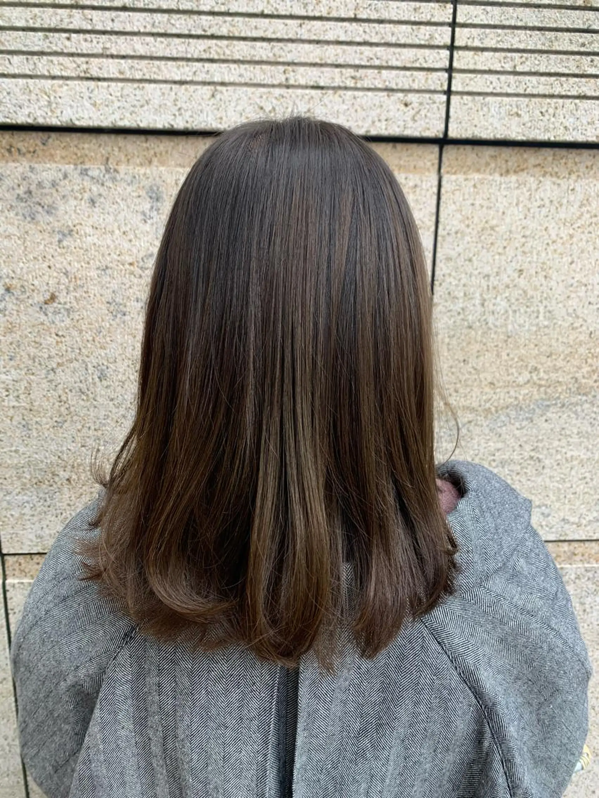 ミディアム カラー まろやかカラー🤎 みなとまほのヘアスタイル