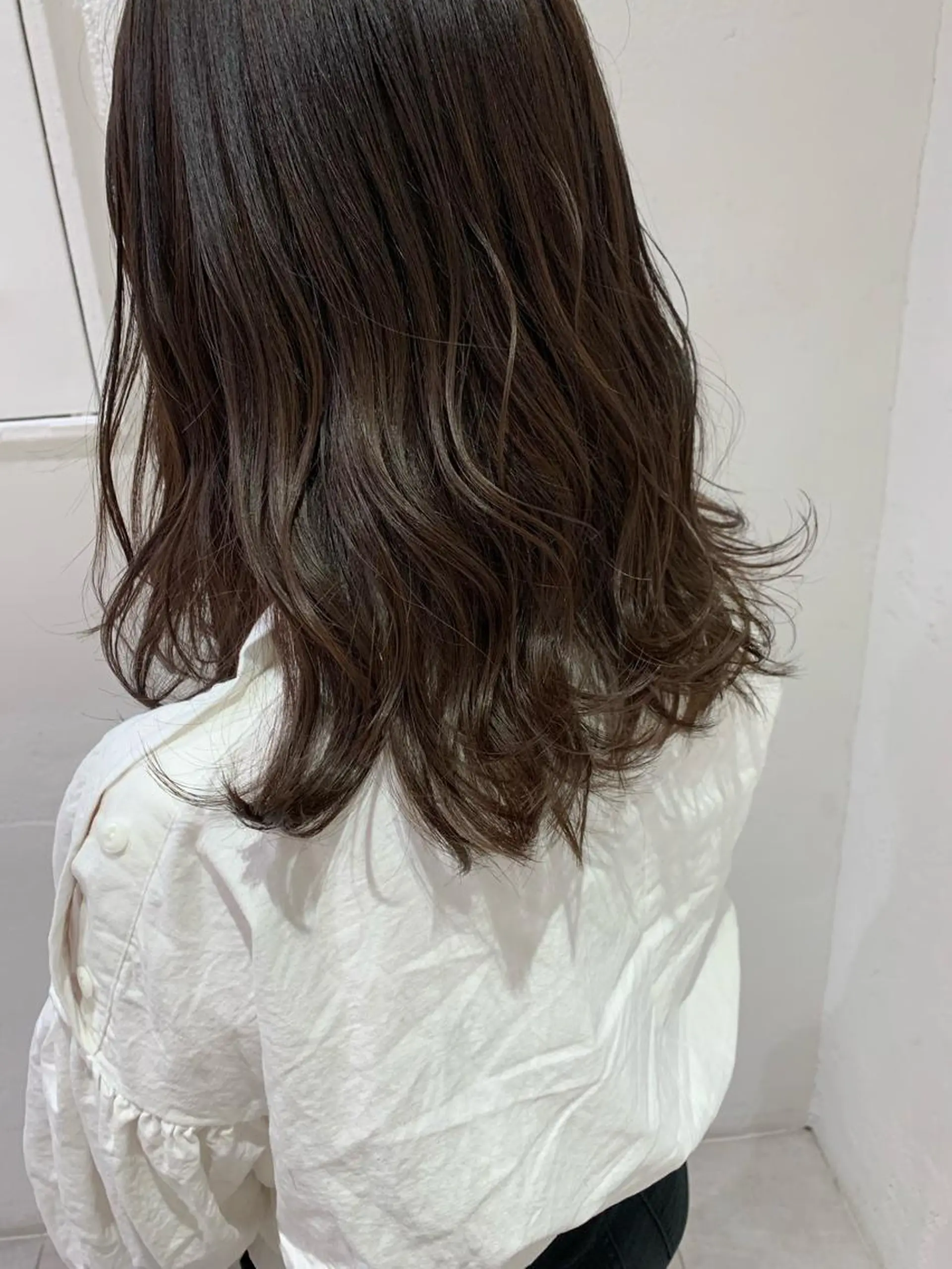 セミロング カラー ヘアアレンジ 🫧透明感カラー/ ボブ/小笠原汐海🪽のヘアスタイル