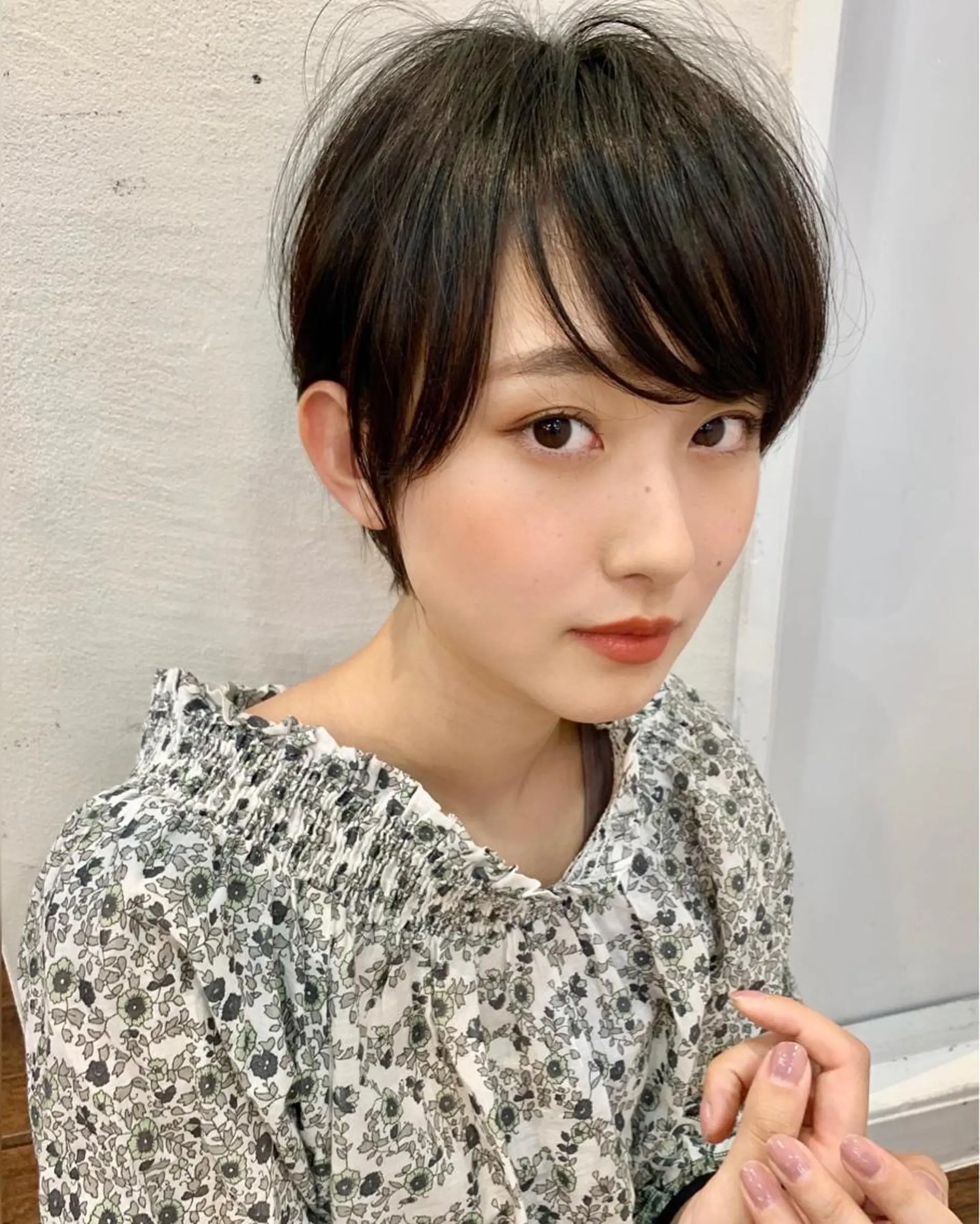 ショート カラー 縮毛矯正/ショート/ レイヤー/畑中正敏のヘアスタイル