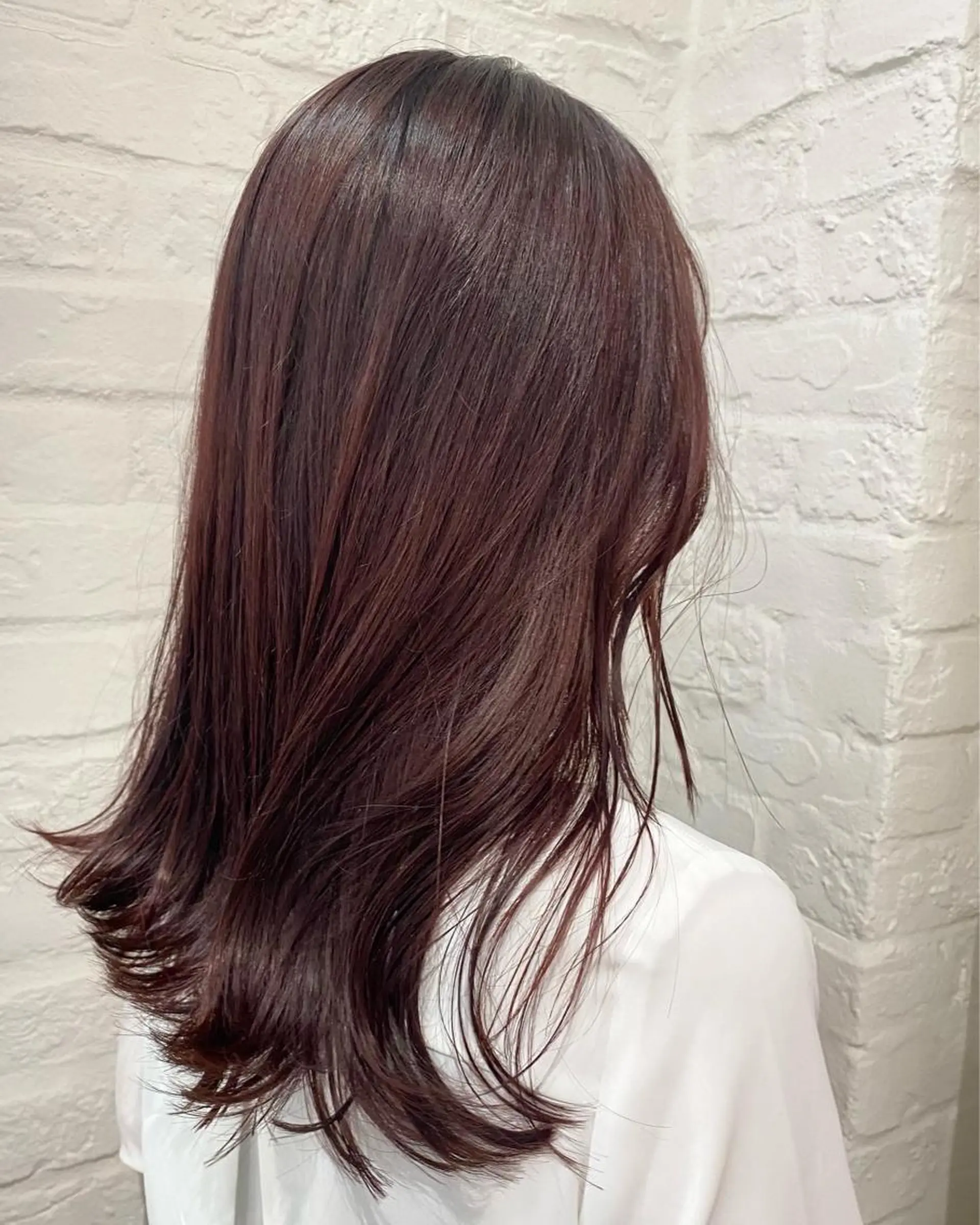 ロング ヘアカラー トリートメント 森部 杏菜のヘアスタイル