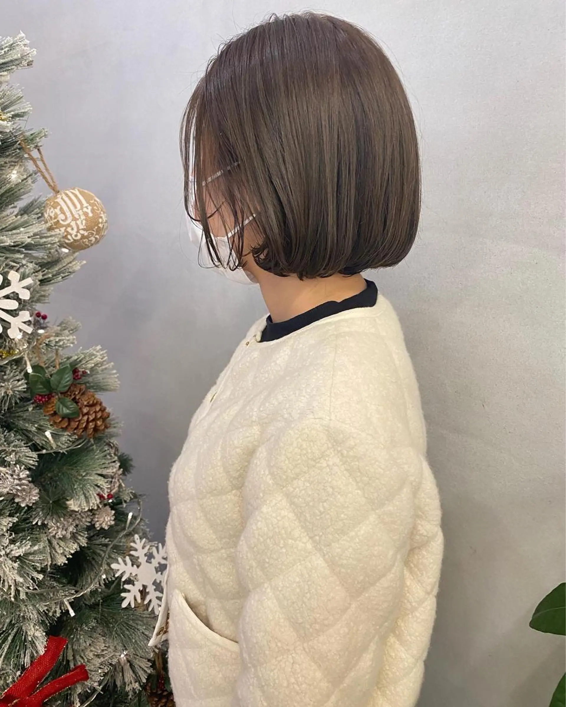 ショート カラー ヘアアレンジ ボブ 、 、のヘアスタイル