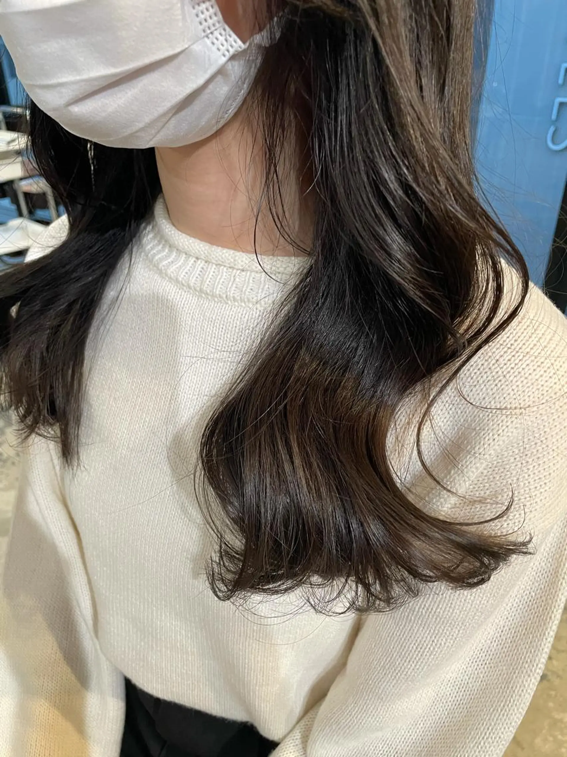 ロング カラー ヘアアレンジ マツエク・マツパ 透明感カラー/推しカ ラー☁️JURAのヘアスタイル