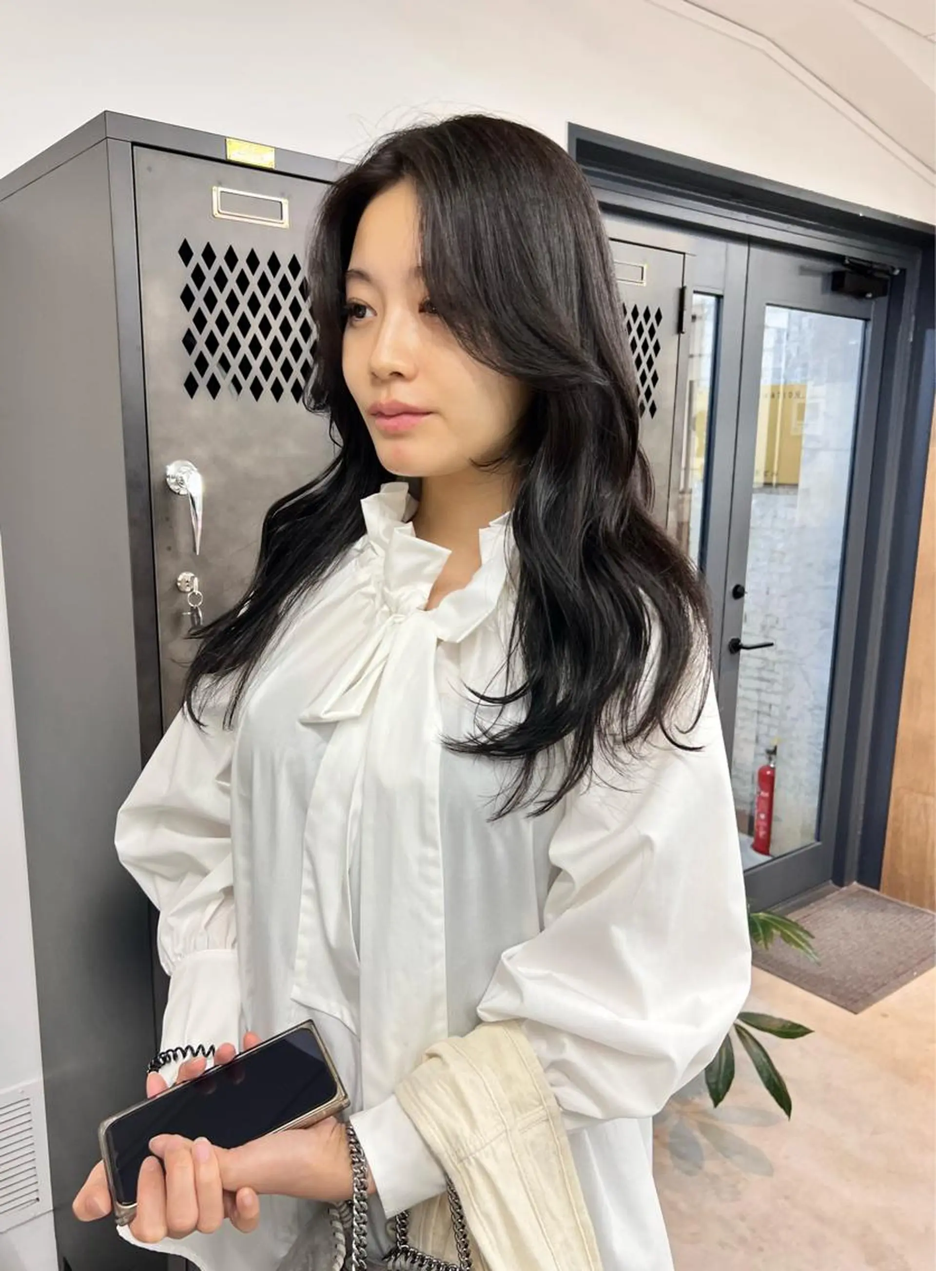 ロング カラー カット ヘアカラー トリートメント 樫原裕二 /柔らかいカラーのヘアスタイル