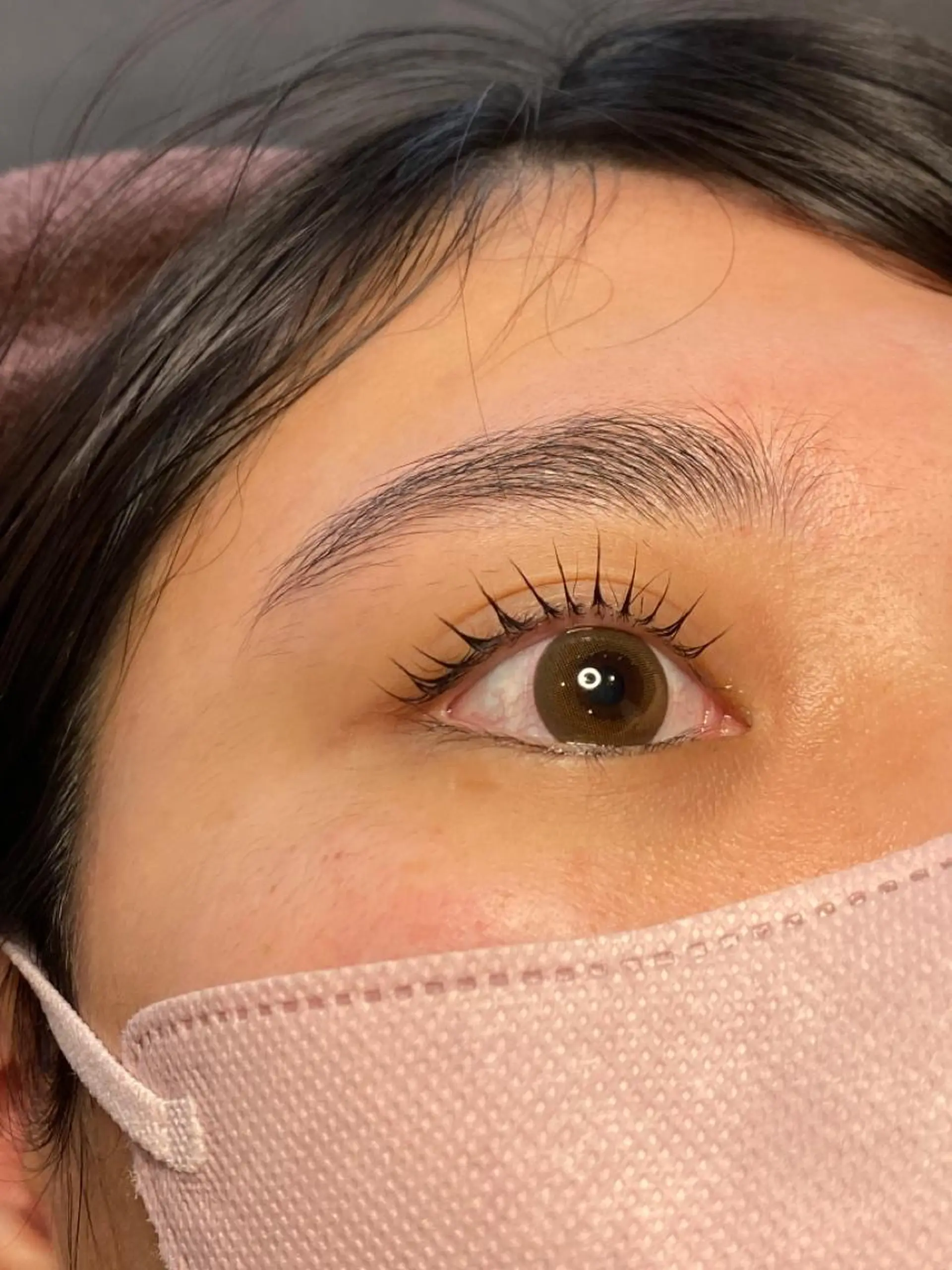 マツエク・マツパ パリジェンヌラッシュリフト Dahlia beauty新岩聖可のマツエク・マツパデザイン