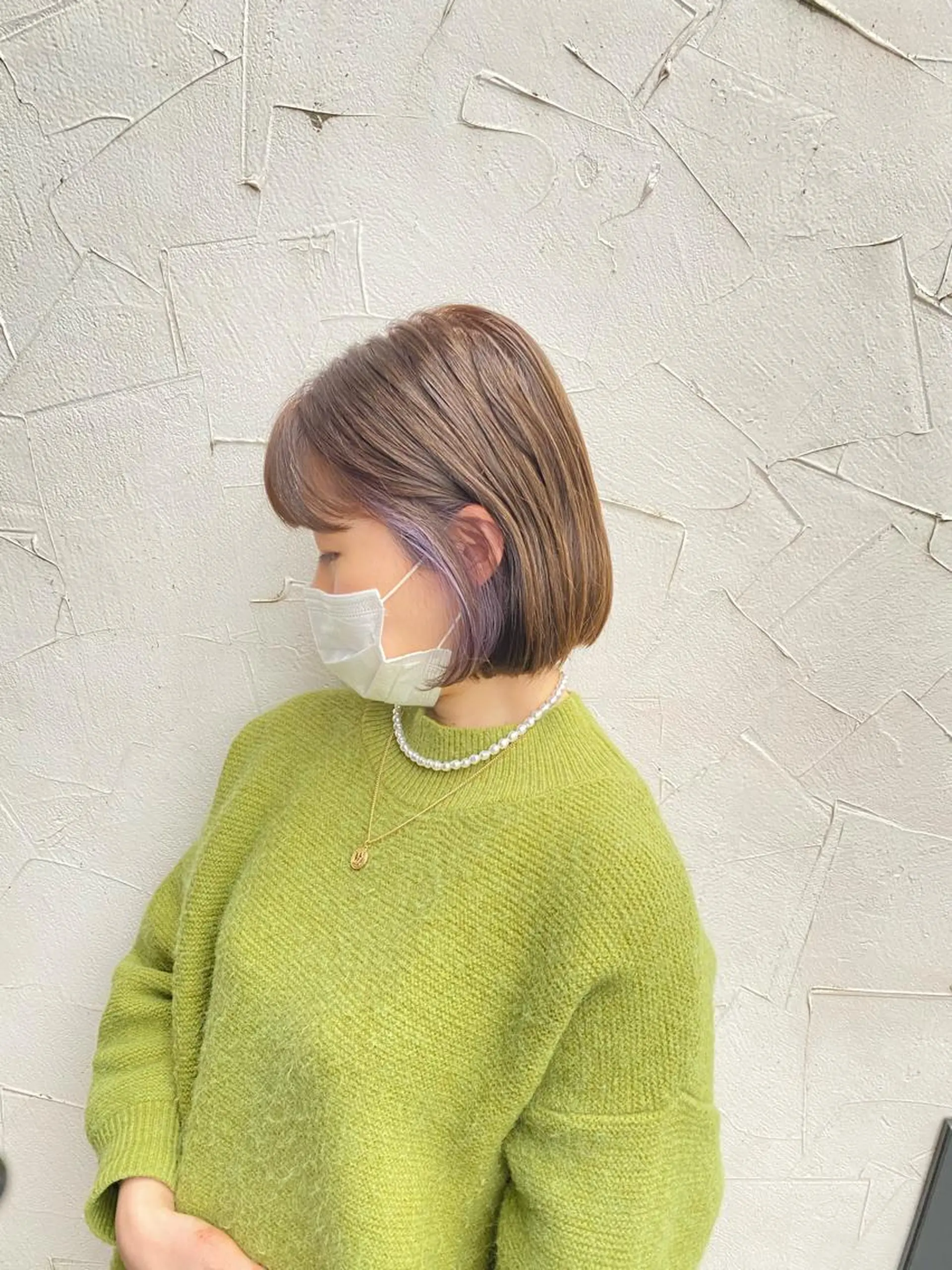 ショート カラー ヘアアレンジ イヤリングカラー ✨前田 優・2拠点✨ ✨恵比寿・札幌店✨のヘアスタイル