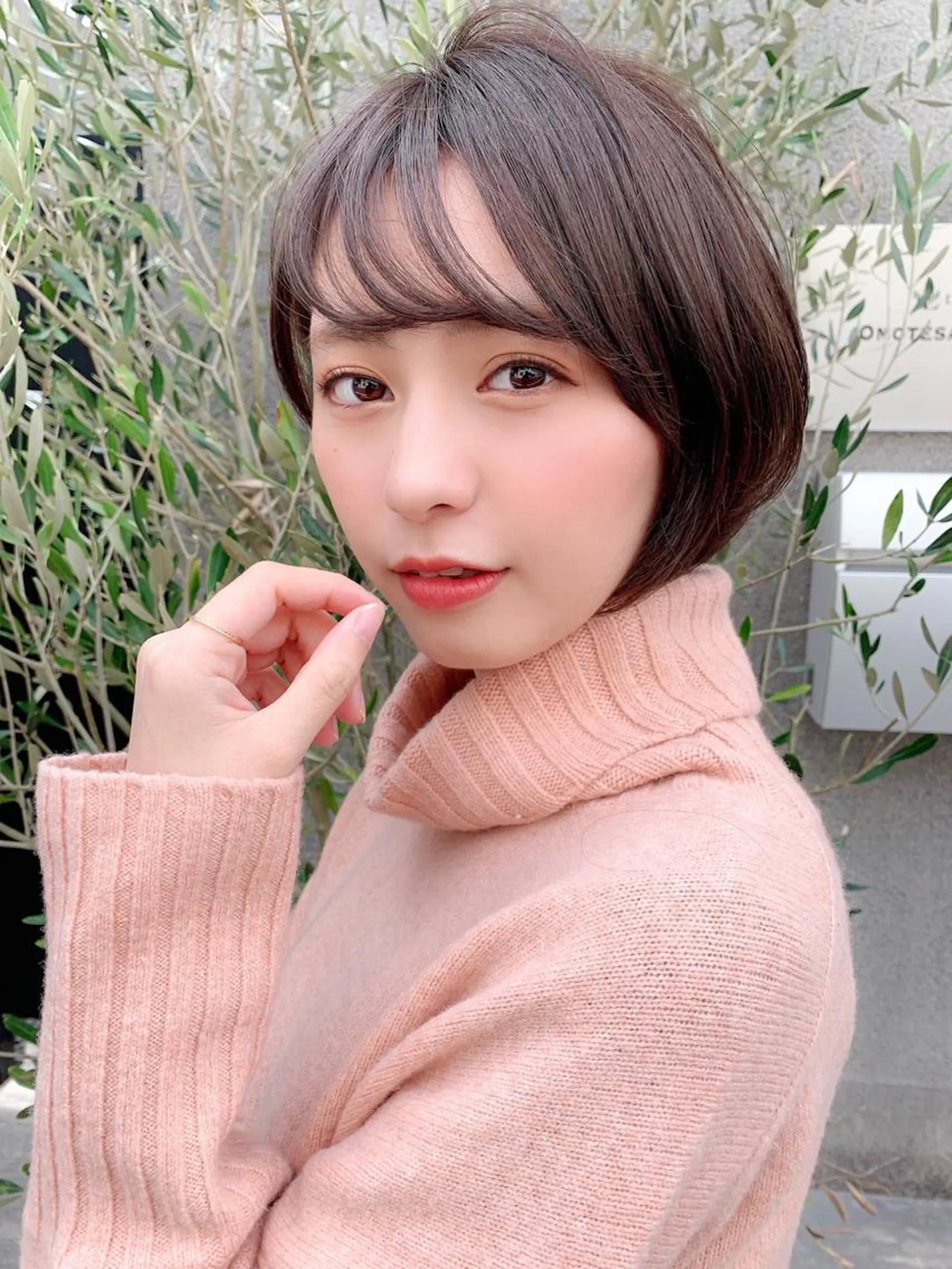 ショート カラー ショートヘア 小顔カット 大人かわいい💍🤍 ボブ/ショートボブのヘアスタイル