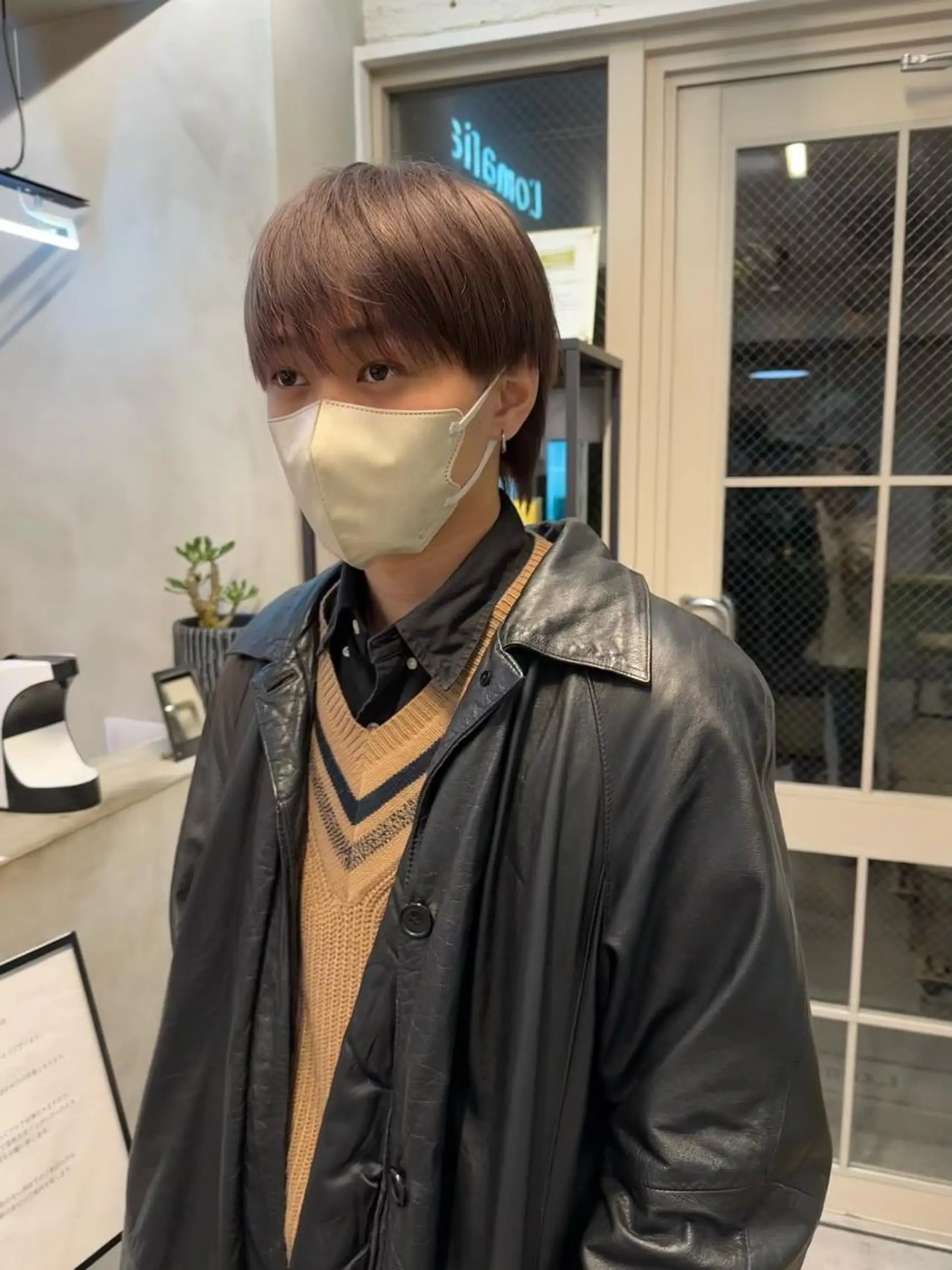 カラー メンズ REINA☁️透明感 カラー/ぷつっと♡のヘアスタイル