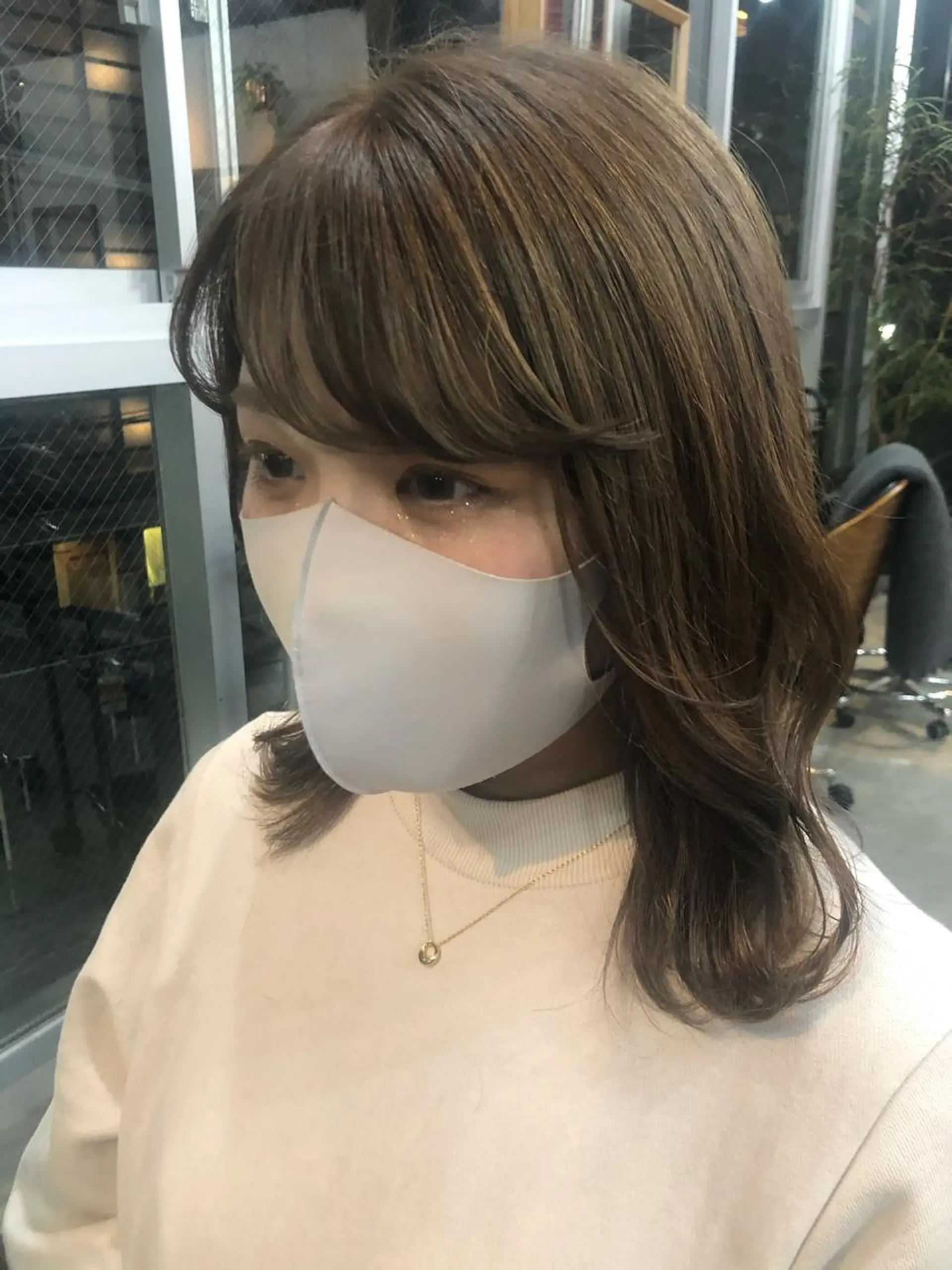 ショート パーソナルカラー 藤本夢のヘアスタイル