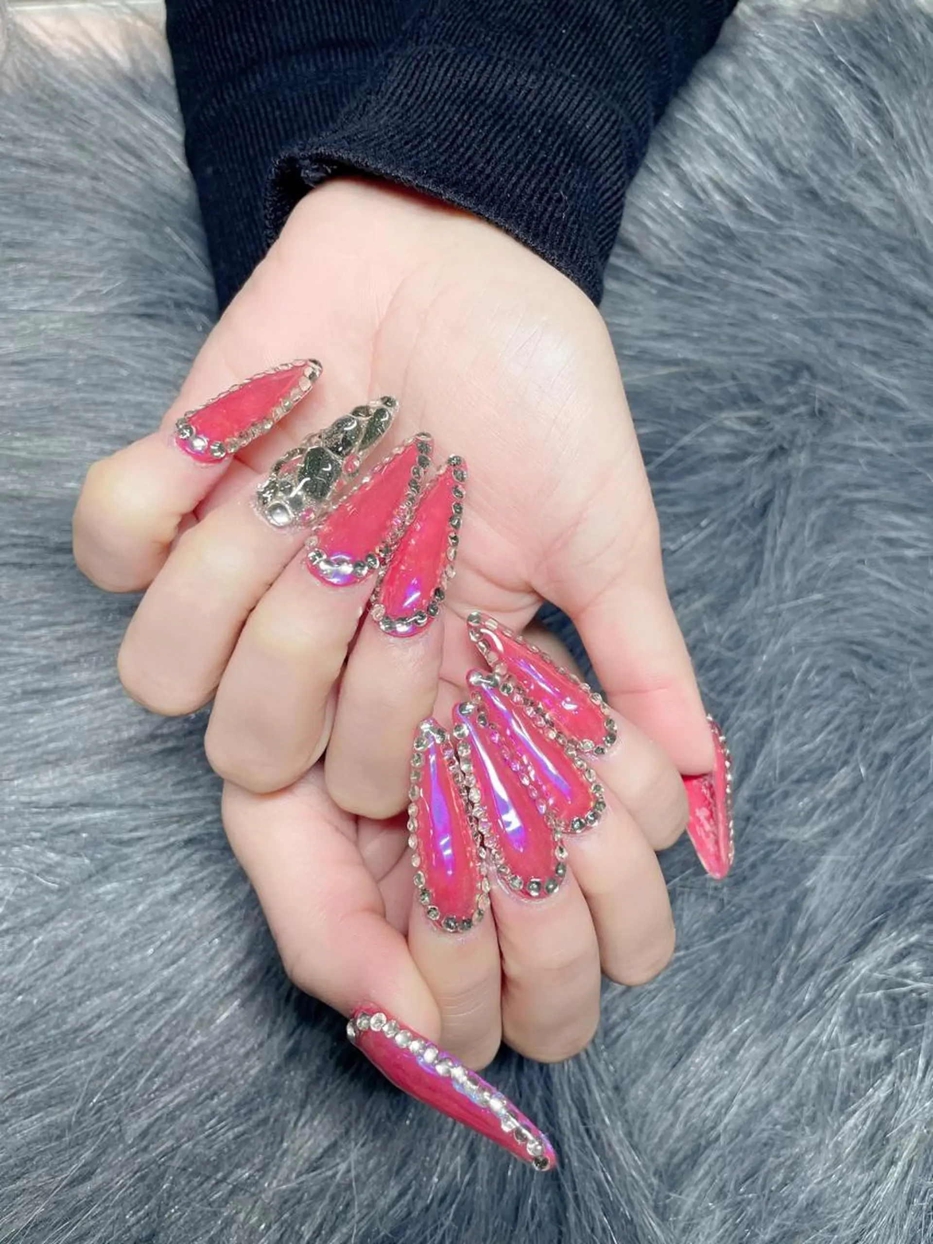 ロング ネイル ハンドネイル 《LB》ラブリエ Nail&eyeのマツエク・マツパデザイン