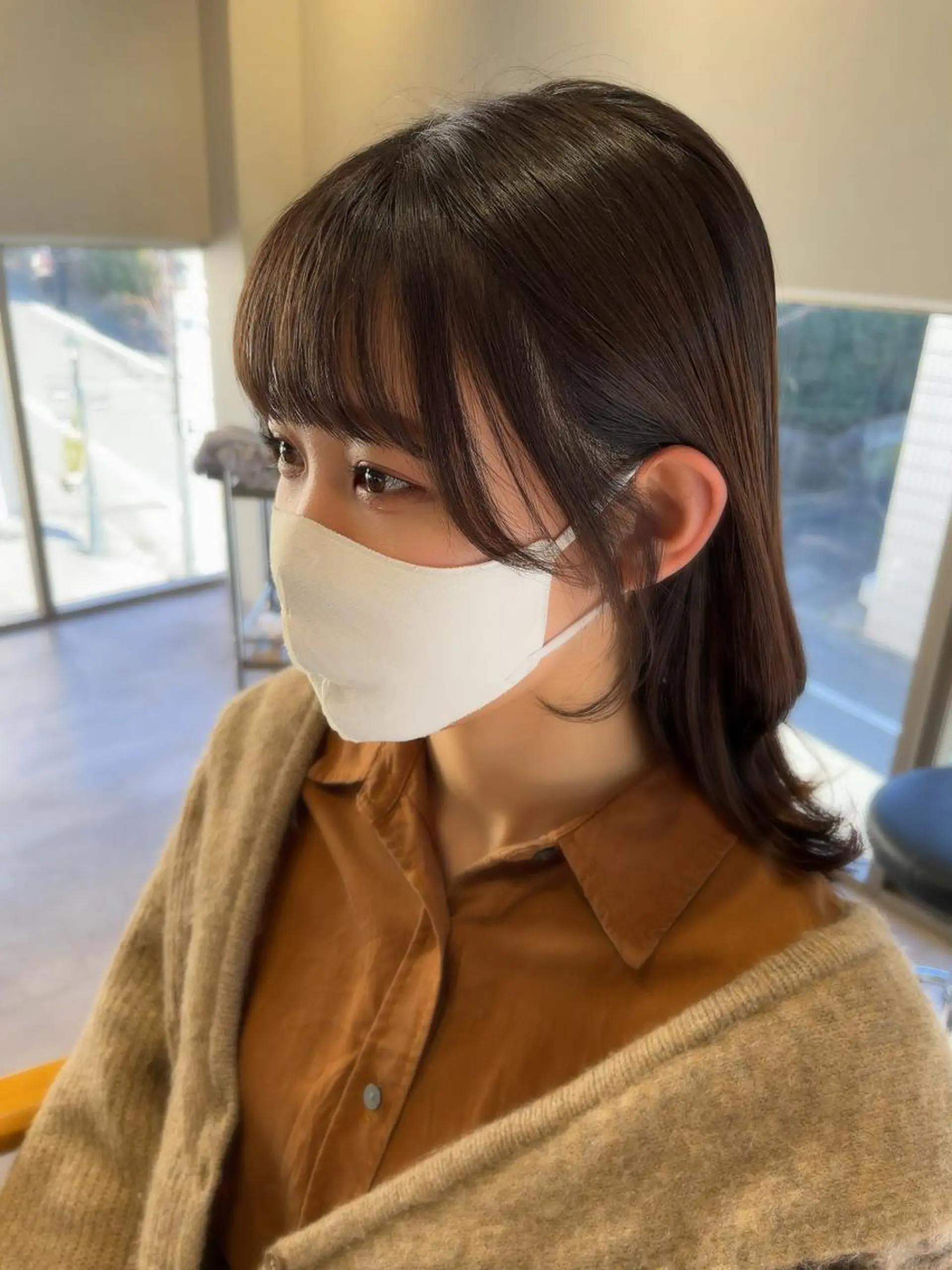 ミディアム カット 縮毛矯正 トリートメント ヘッドスパ 佐藤優太朗 似合わせ/髪質改善のヘアスタイル