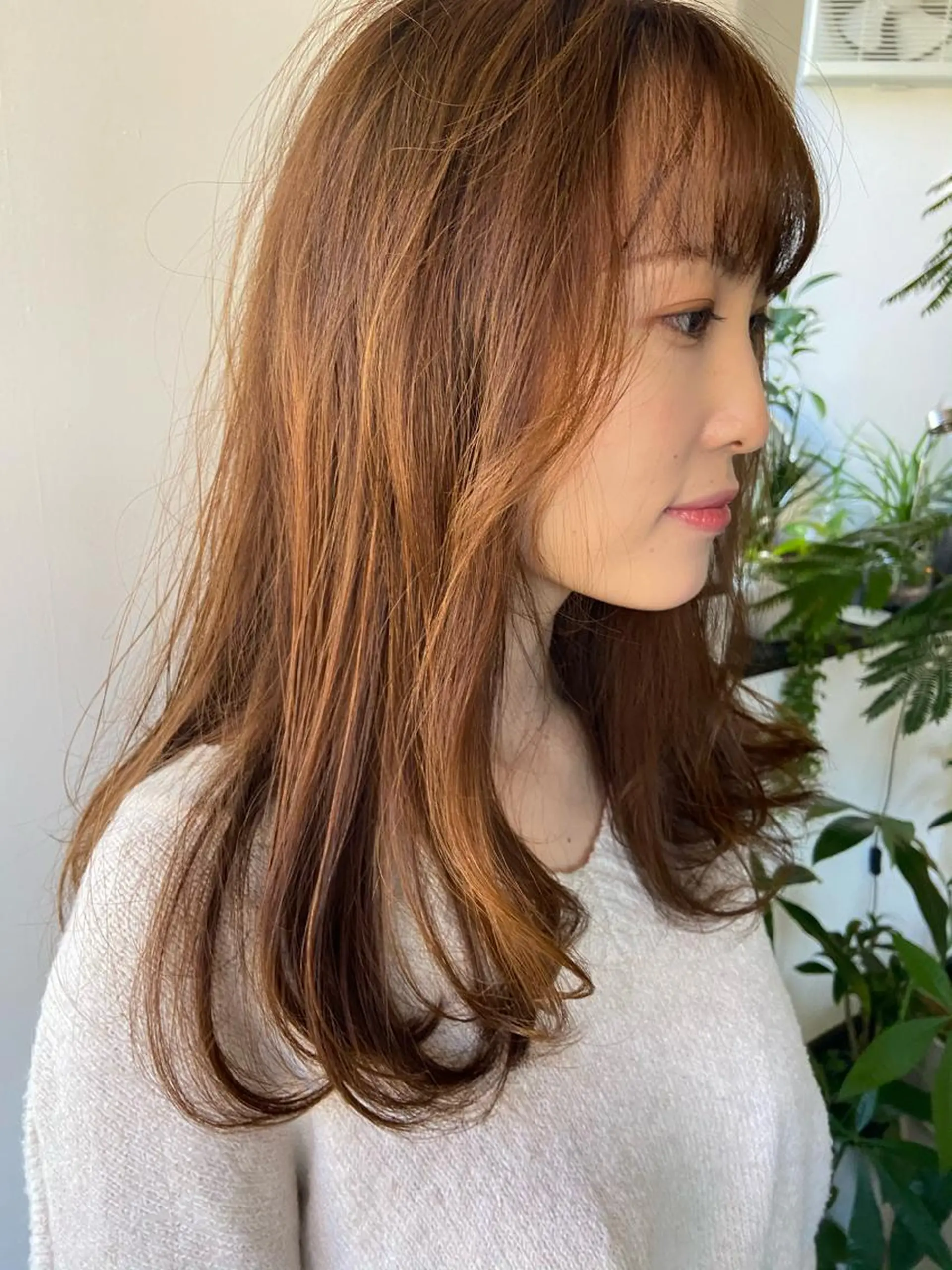 ロング カラー ヘアアレンジ ロング 田中 あやなのヘアスタイル
