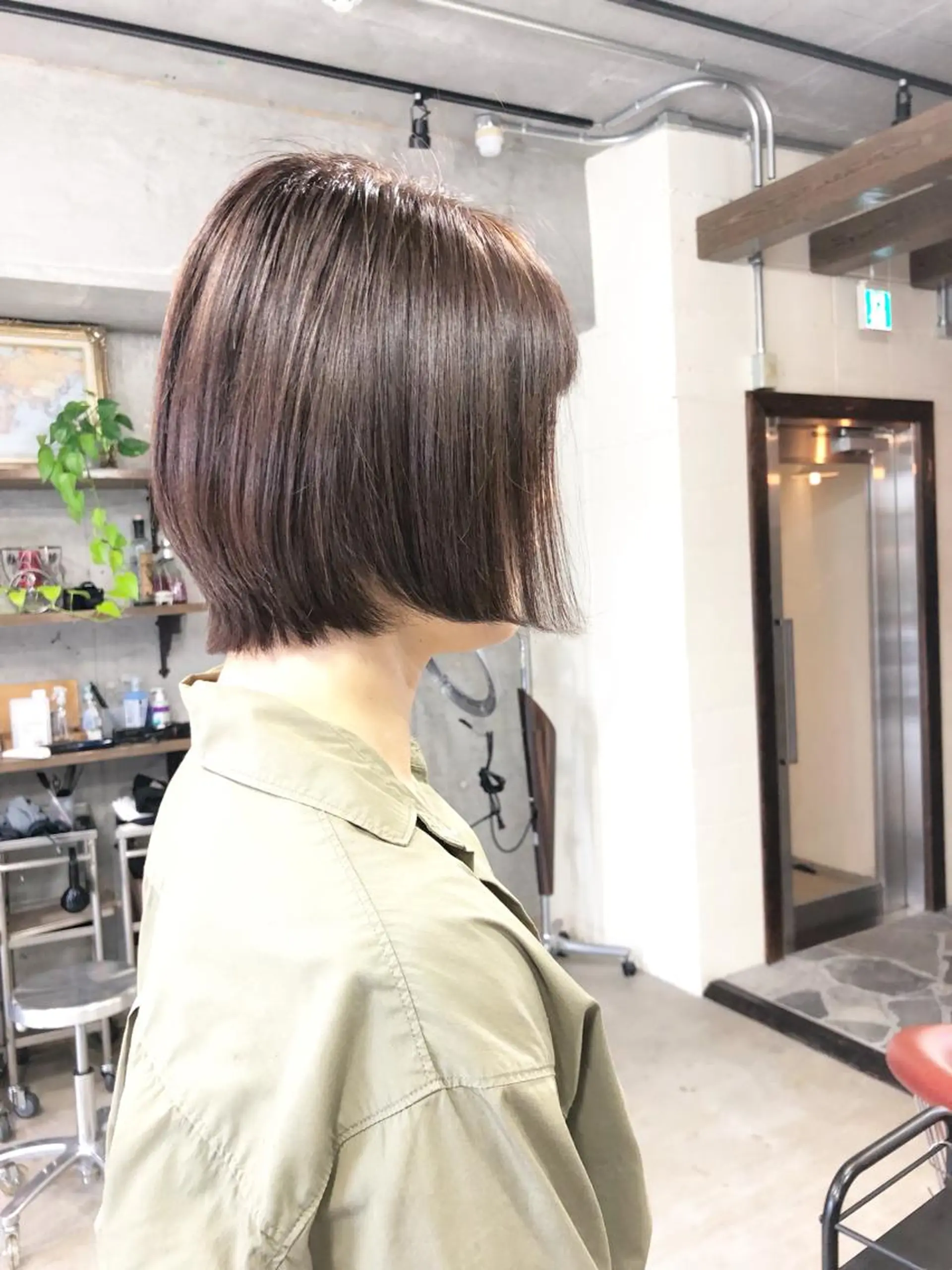 ミディアム カラー オーナースタイリスト 佐藤のヘアスタイル