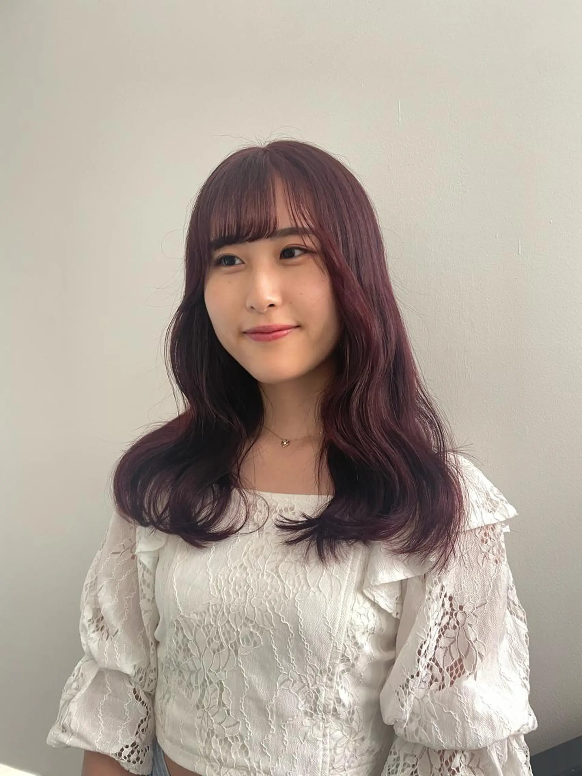 ロング カラー カット ヘアカラー 🌟暖色系ハイトーン 🌟AIのヘアスタイル