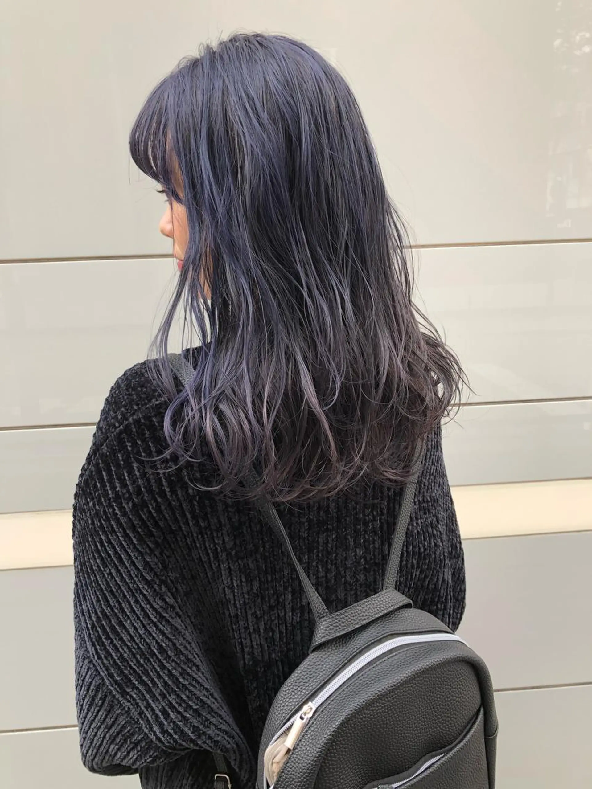 セミロング カラー ヘアアレンジ ブリーチダブルカラー ハイライト/山本喜熙のヘアスタイル