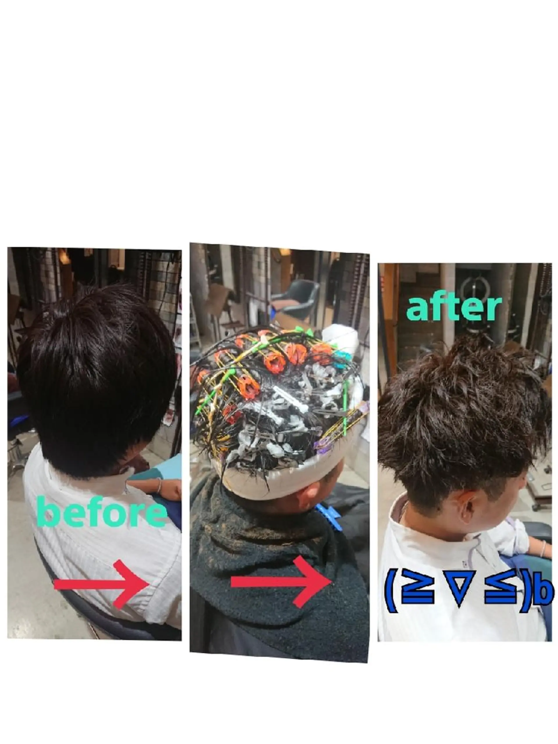 メンズ パーマ 浅野  勇貴のヘアスタイル