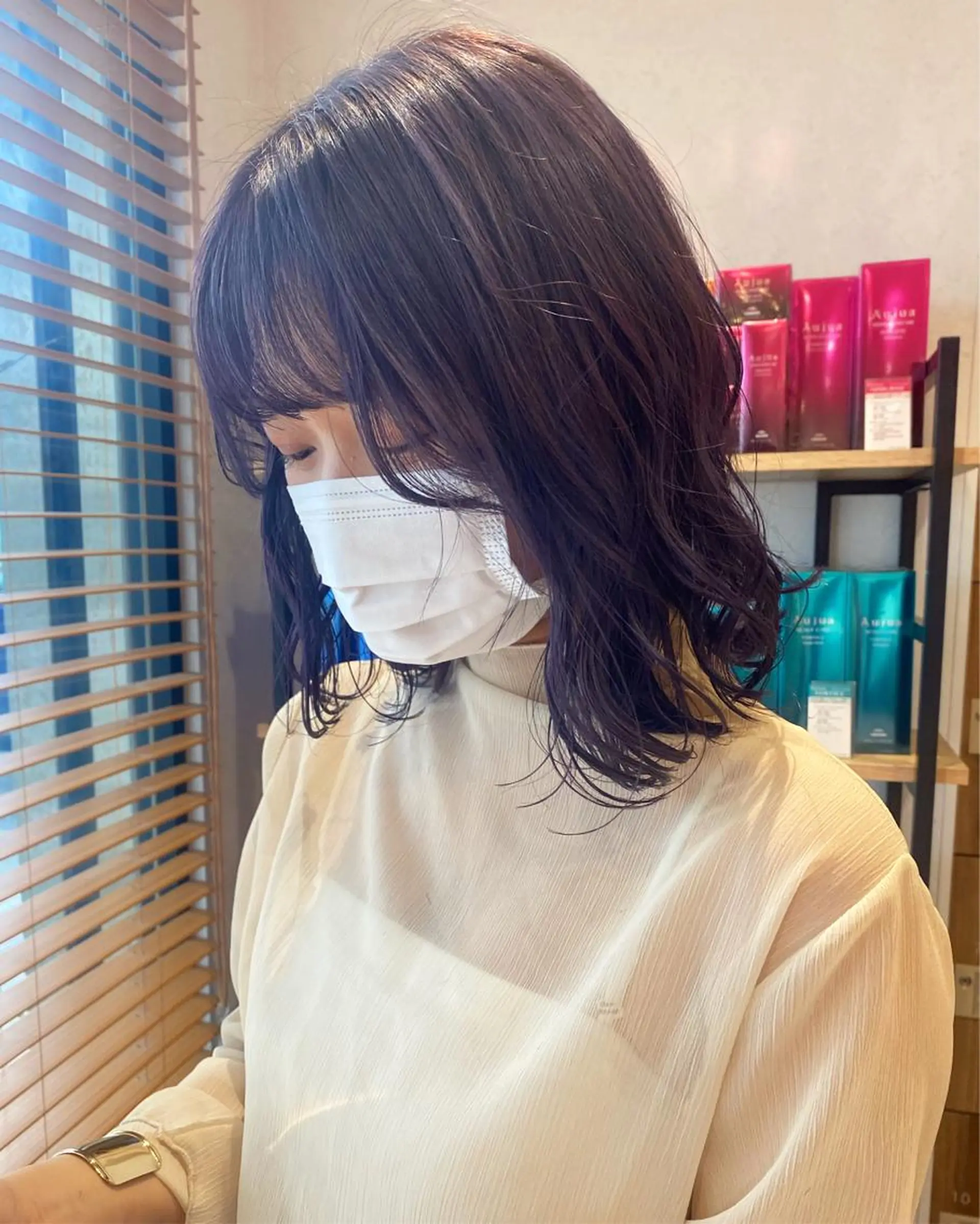 ショート カラー ヘアアレンジ ヘアカラー トリートメント ヘッドスパ パーマ指名No1 /namiのヘアスタイル